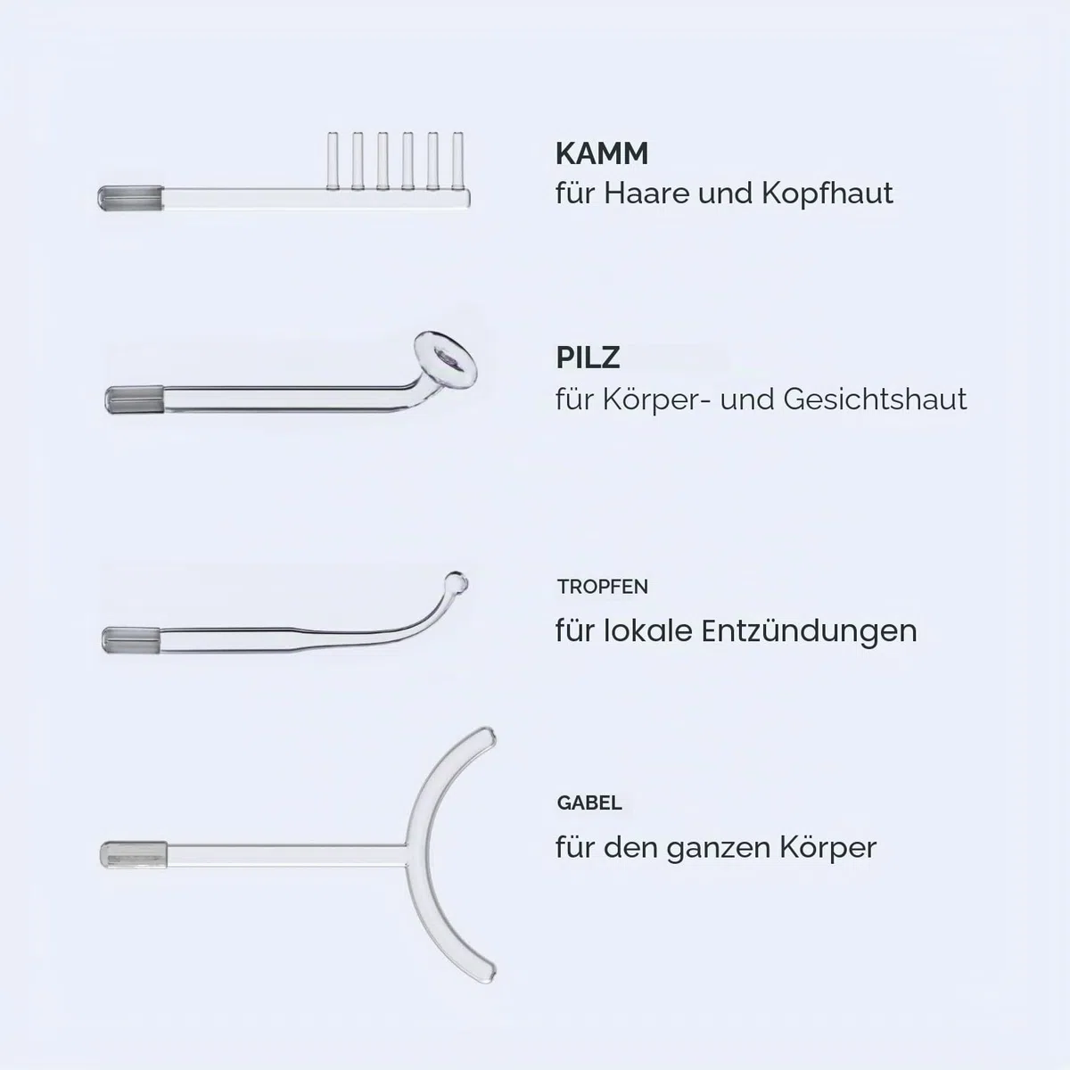 GESS SuperNova Darsonval Hochfrequenzgerät für Gesicht und Haare, Anti Aging Gesichtsmassagegerät, Akne Behandlung, Faltenreduzierung, Hautpflege Kosmetik Gerät