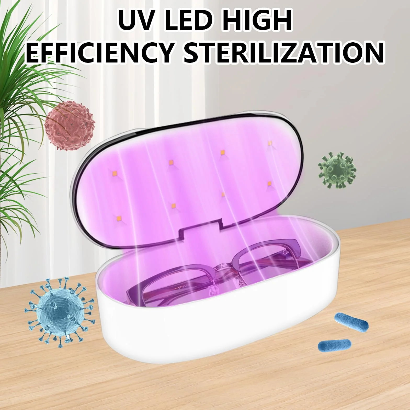 Professionelle Nail Art Sterilisator Box, LED Hochtemperatur Nail Art Sterilisator Werkzeug UV Ozon Desinfektionsschrank UV Desinfektionsschrank Maniküre Tool Desinfektionsmaschine