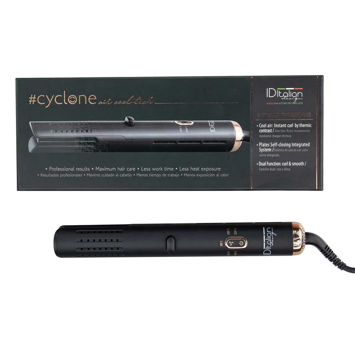 PostQuam Lockenstab Cyclone Air Cool Tech + 15-in-1-Haarmaske Infusione