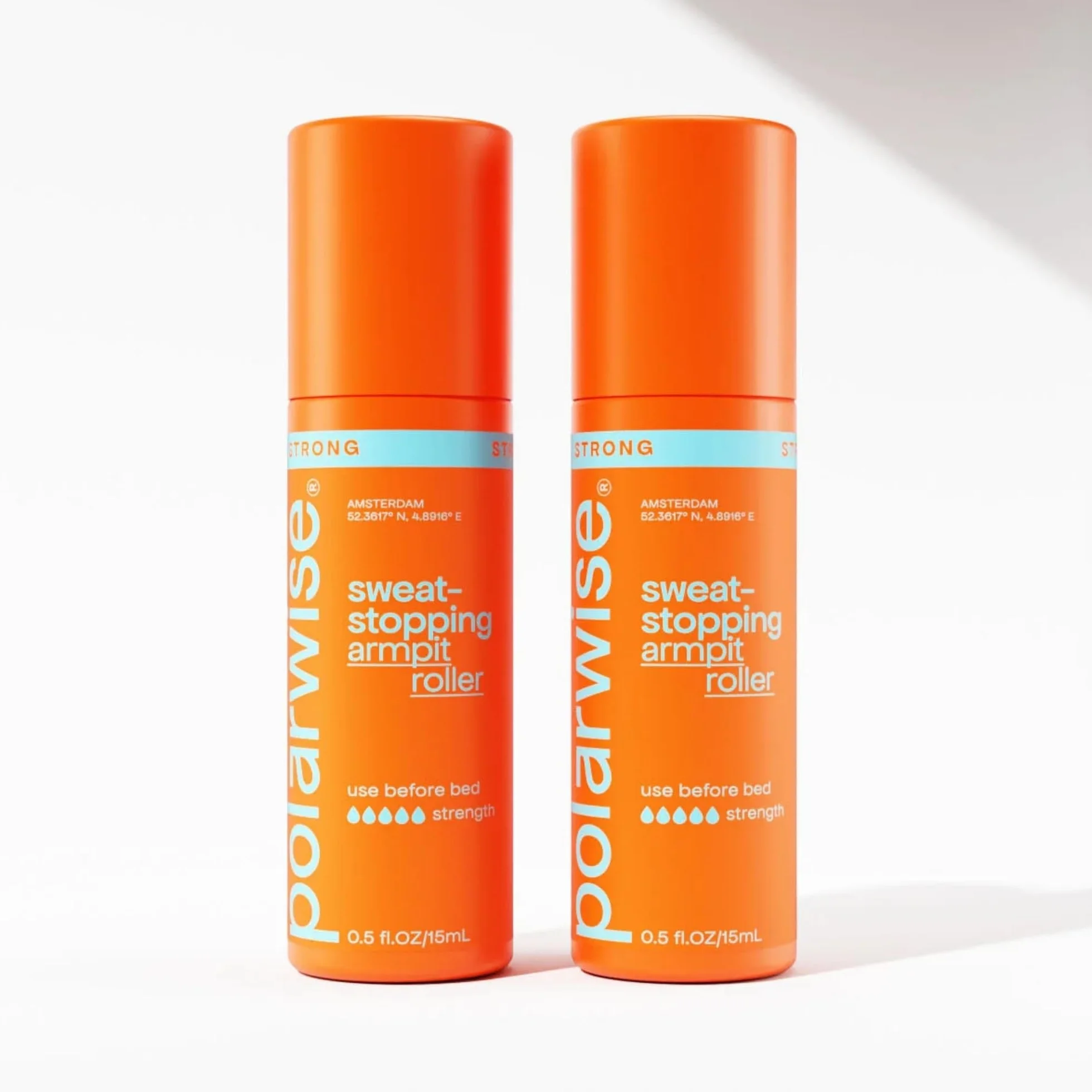 Polarwise Strong Roller Bundle – Antitranspirant Roller gegen starkes Schwitzen – effektiver Schutz vor Achselschweiß - Mehr als ein Deodorant – 30 ml