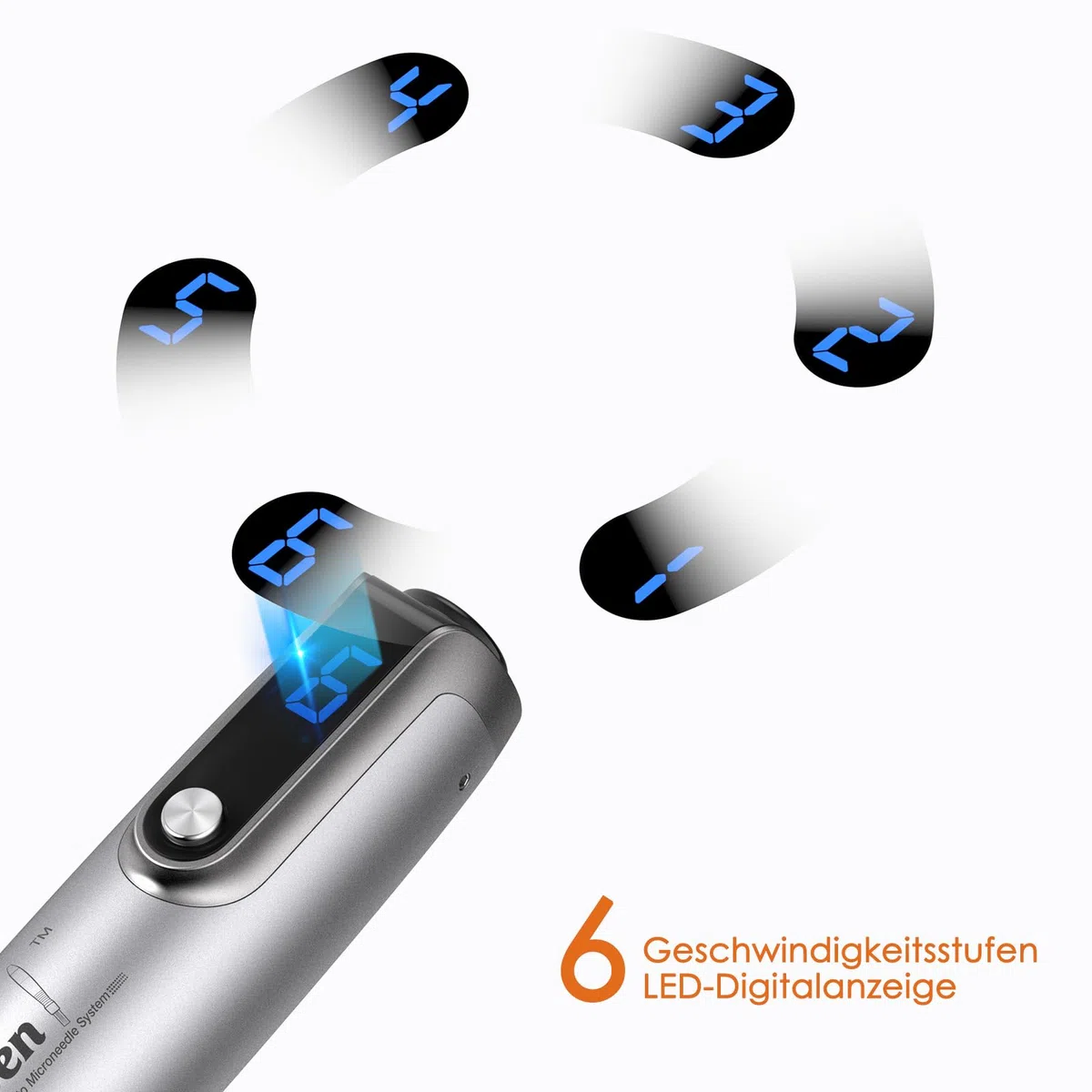 Dr. pen Ultima M8S Professionelle Microneedling Pen – Drahtlos, LED-Anzeige, 0-2,5 mm verstellbar, 7 sterile Ersatzpatronen
