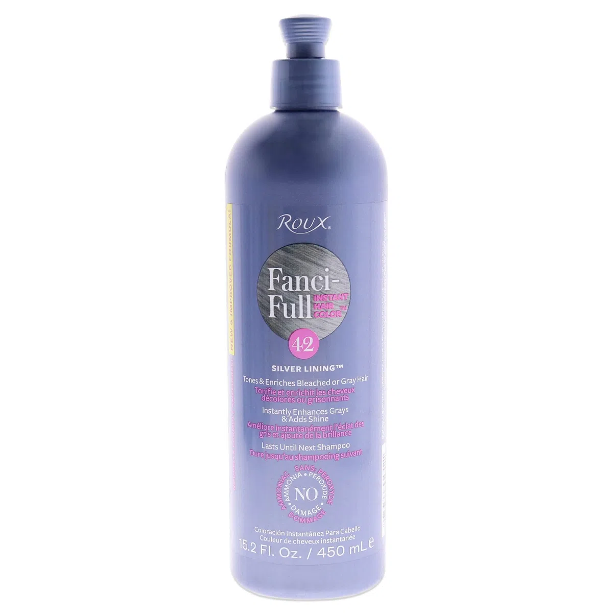Roux Fanci-Full 42 Haartönung, auswaschbar, Farbe Silver Lining, 450 ml