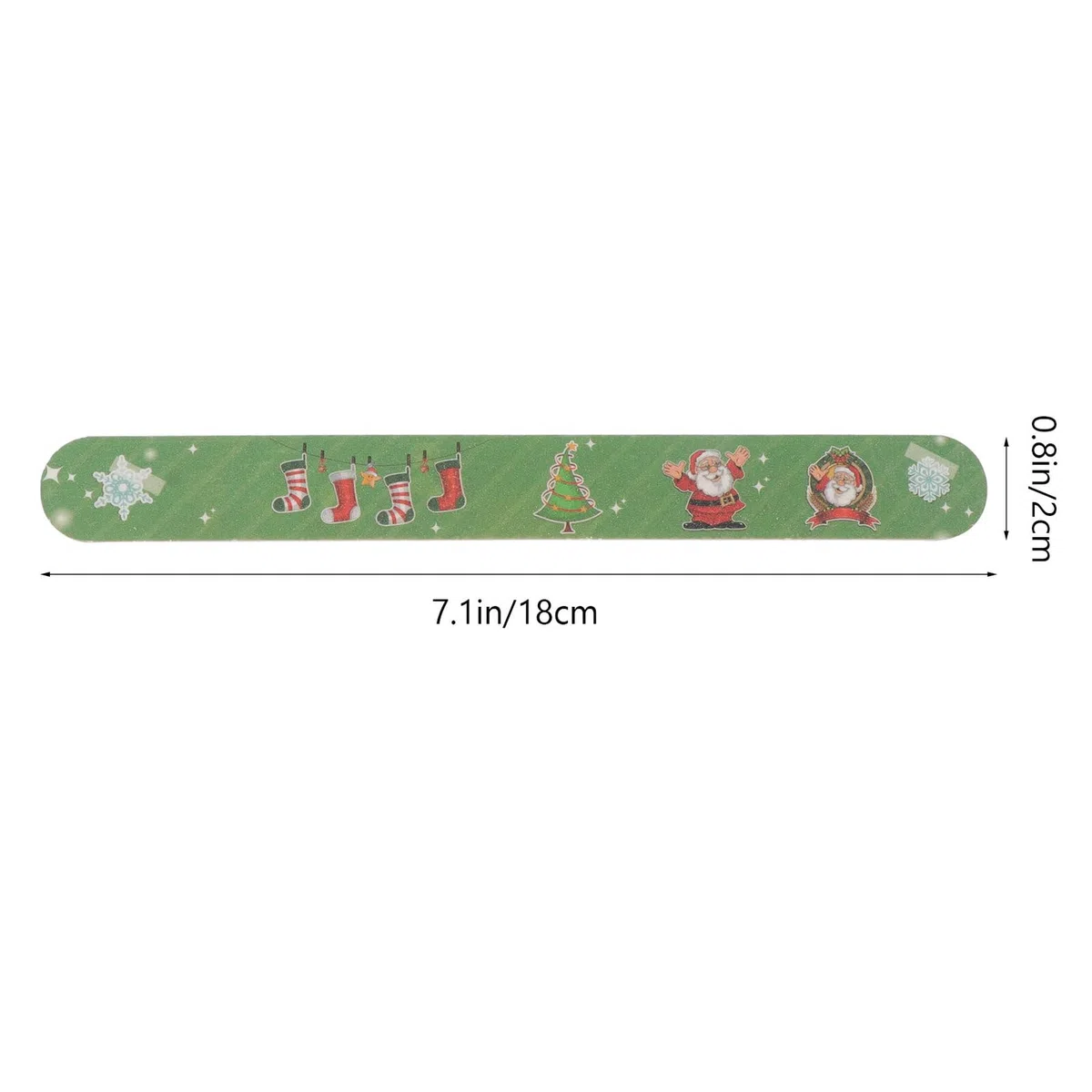 12 Stück Weihnachts Nagelfeilen mit Körnung Maniküre und Pediküre Feilen für Naturnägel und Kunstnägel Nagelpflege mit Festlichem Design für Damen und Nagelkunst Zuhause