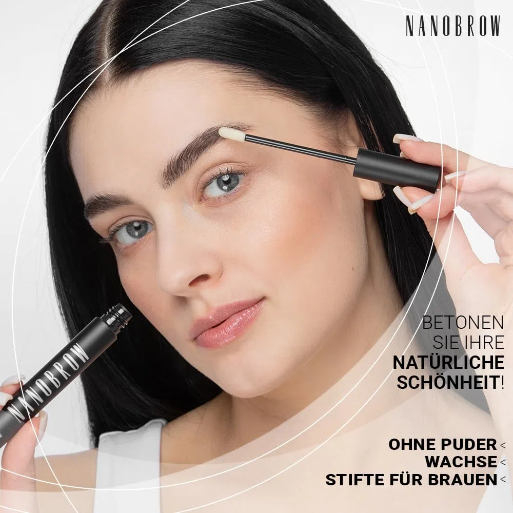 Augenbrauenserum Nanobrow Eyebrow Serum 5ml - Beschleunigung des Augenbrauenwachstums, dichte und starke Augenbrauen