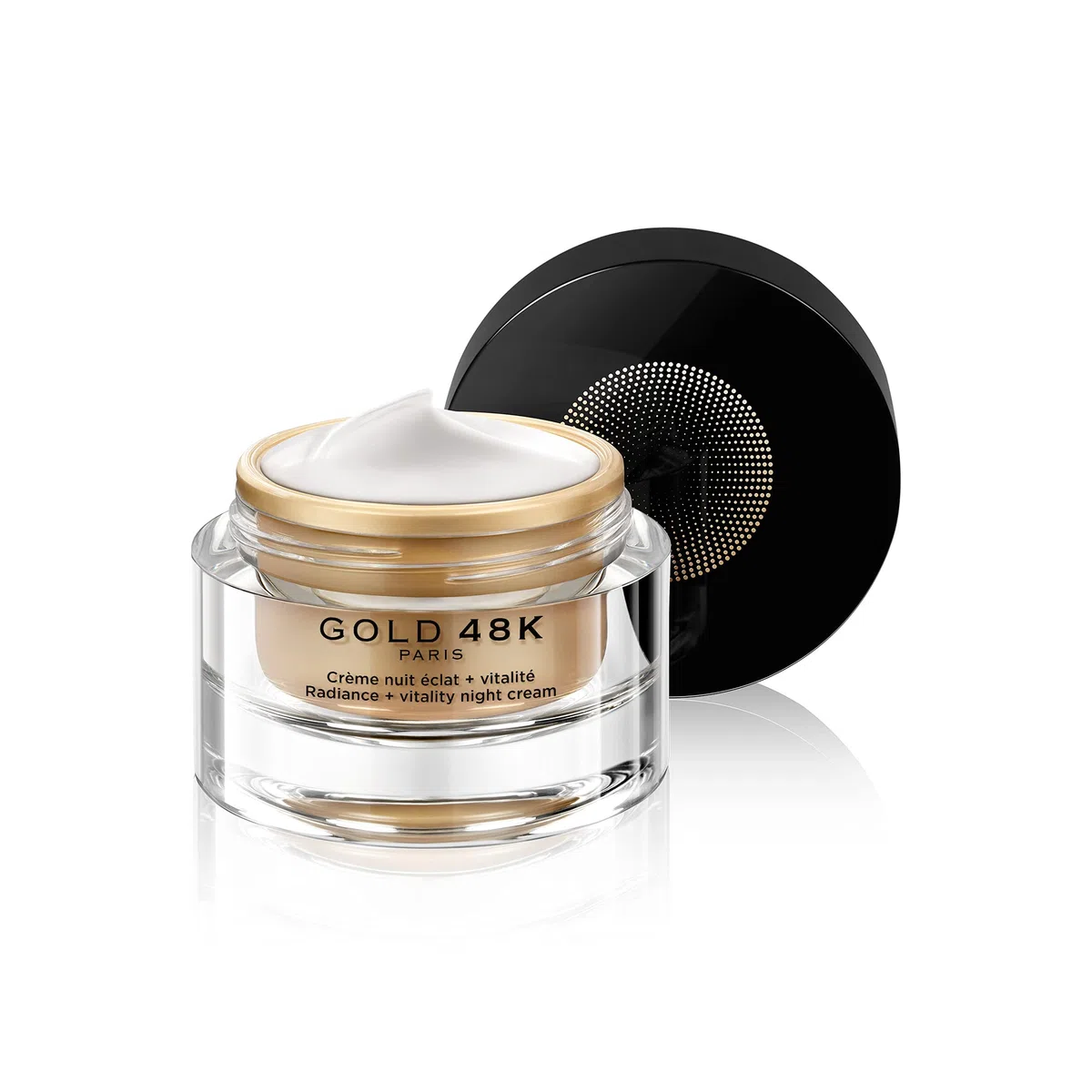 GOLD 48K - Nachtcreme Strahlkraft + Vitalität - Pures Gold + Hyaluronsäure - 50 mL