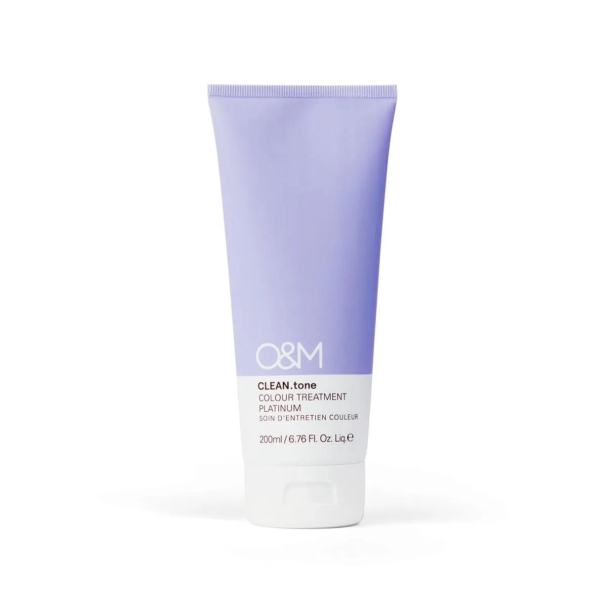 O&M CLEAN.tone Platinum (200ml) – Tönende Haarkur für hellblondes bis sehr hellblondes Haar – Farbkorrektur & Pflege gegen Gelbstich – Ohne Sulfate & Silikone – PETA-zertifiziert & Made in Australia