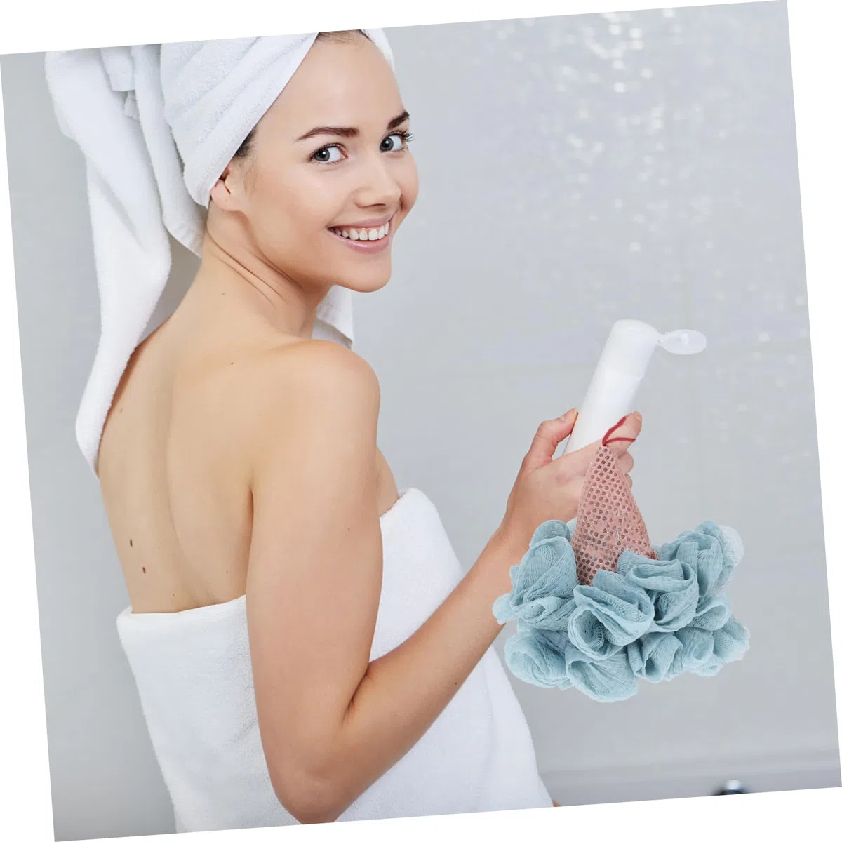 Housoutil 9 Stk Badekugel Reinigungswerkzeuge Badezimmer-puffball Tenniszubehör Peeling Luffa Ball Reinigungszubehör Schäumende Duschkugeln Körper Sport Meerjungfrau