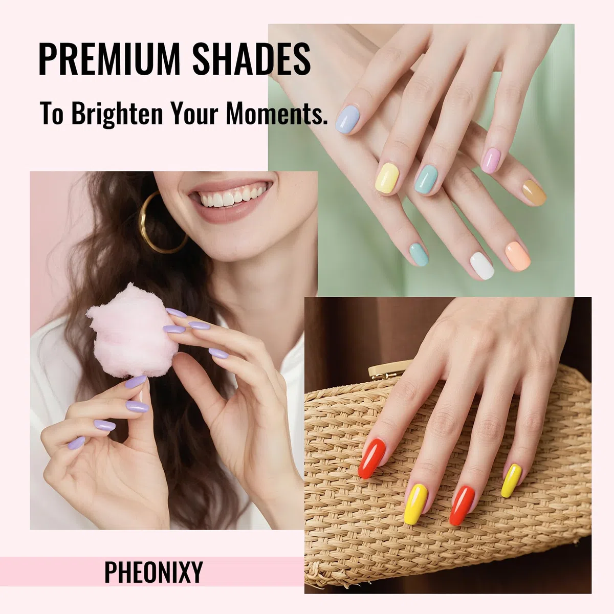 Phoenixy 45+5 Stk. U V Nagellack Set - ST9OO9