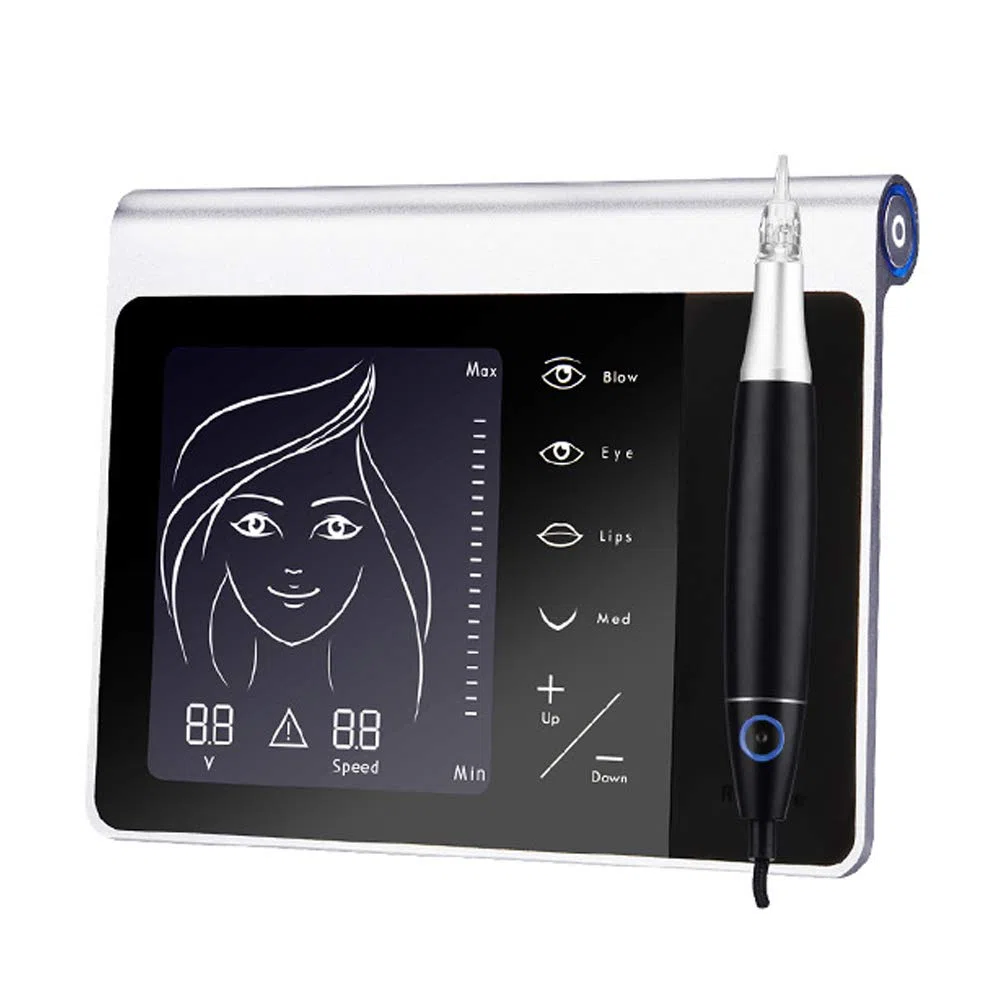 Tattoo Augenbraue Gerät Maschine Digitale Tätowiermaschine Permanent Make Up Gerät mit Tätowierstift für Lippen Augenbrauen