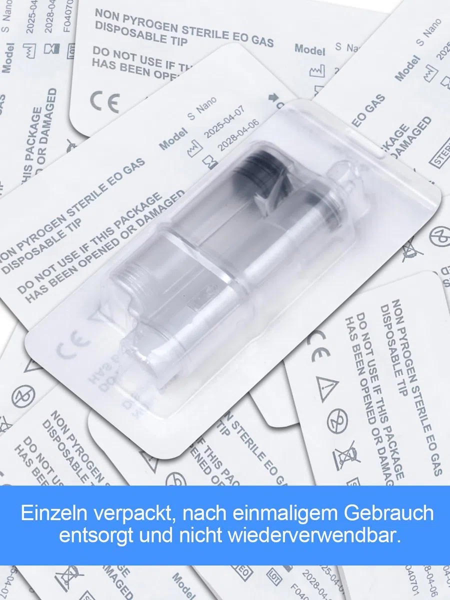 10 Stück 18 Pins dr pen H6 Microneedling Cartridges, entwickelt für Mikronadelstift dr pen H6, verwendet für Aknenarben, vertiefte Narben und Schwangerschaftsstreifen