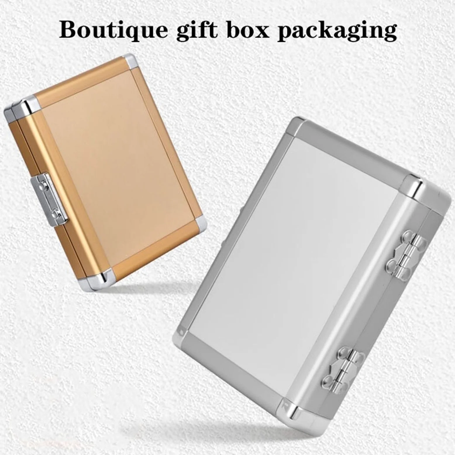 Nagelknipser Set Maniküre-Set mit luxuriöser Metallbox, 11-teiliges professionelles Nagelknipser-Set, Pediküre-Pflegewerkzeuge – Edelstahl-Pflegeset for Reisen oder Zuhause Maniküre Pediküre Set(Silve