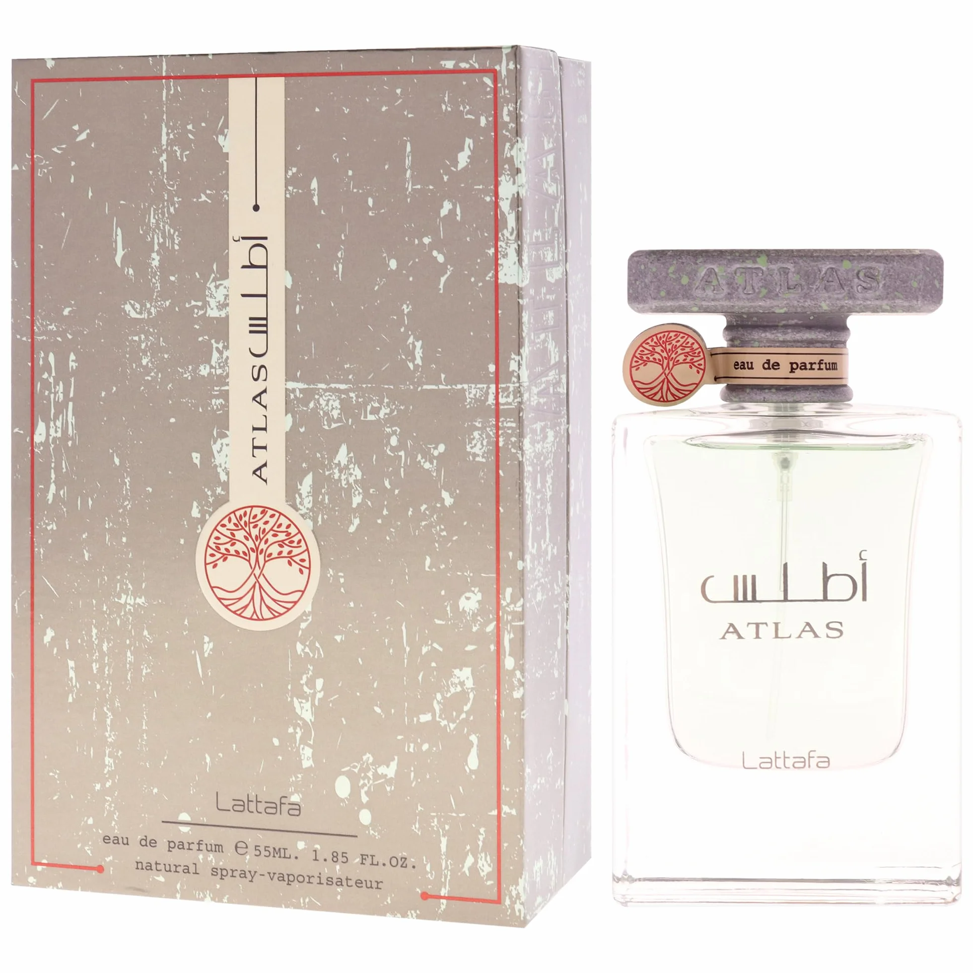 Lattafa Atlas Eau de Parfum Spray für Unisex, 55 ml