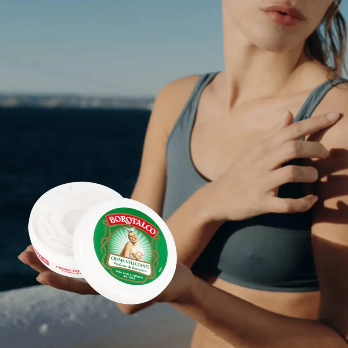 Borotalco Samtige Körpercreme mit Duft von Borotalco Topf 150 ml (12)