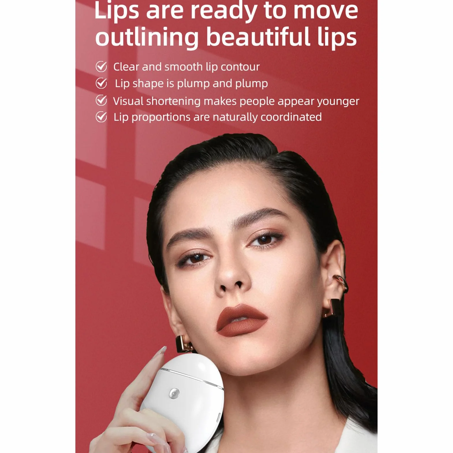 Elektrischer Lippenfüller Lip Plumper Automatisch Straffendes Silikon Schönheitsgerät für volle Lippen