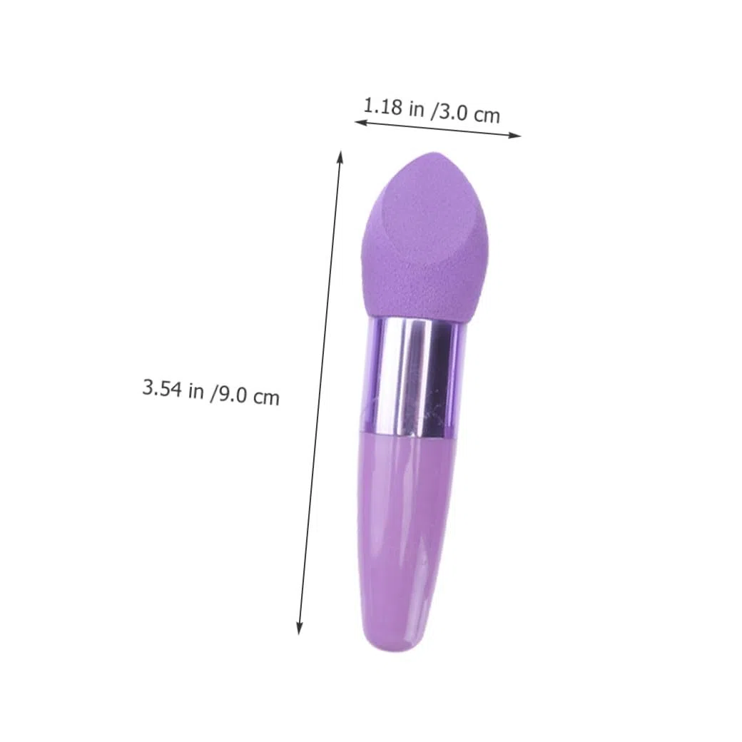 Tofficu Make Up Schwämme für Nass und Trocken Make Up 6 Stück in Stiftform aus Latex Tragbare Kosmetikschwämme Geeignet für Täglichen und Professionellen Gebrauch