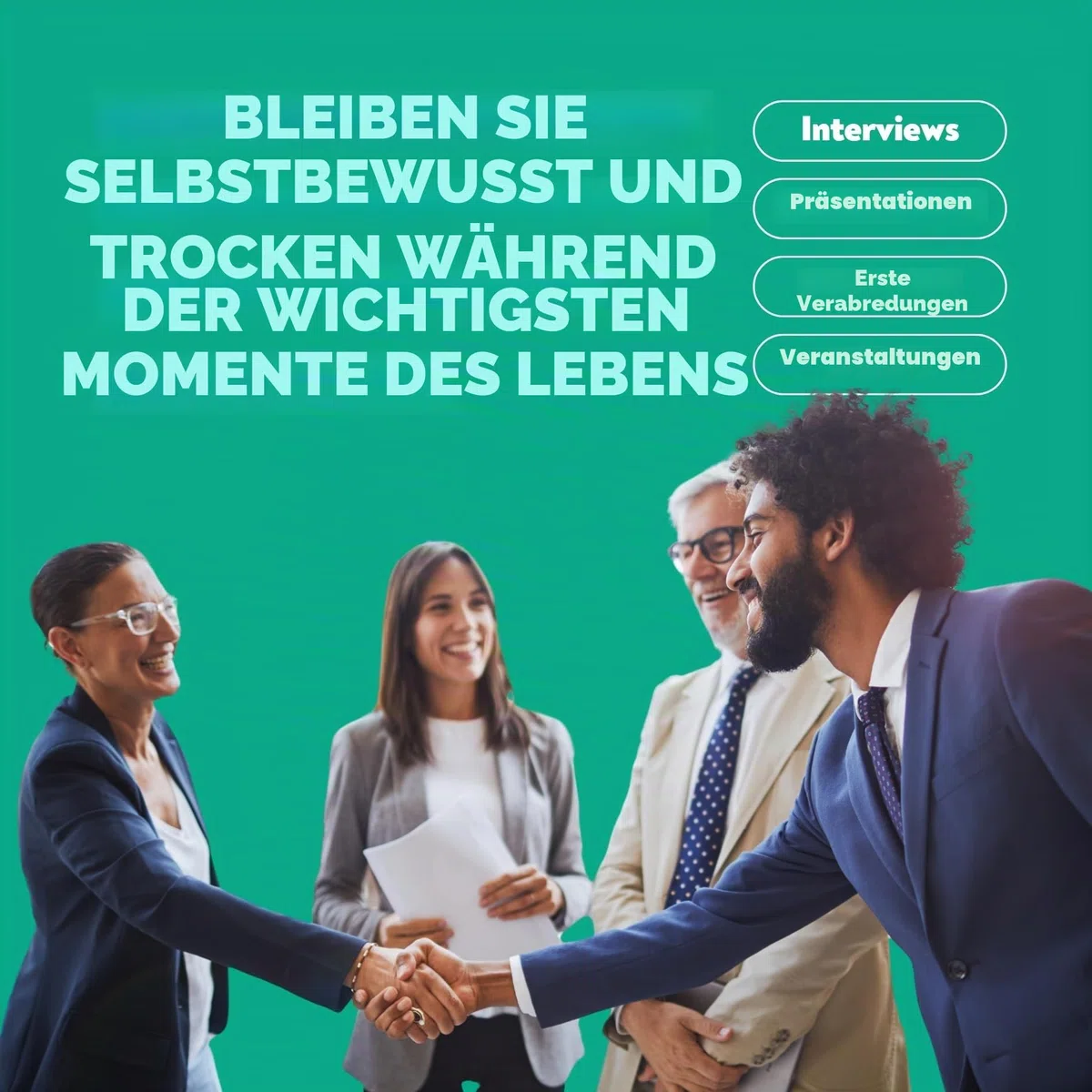 ZeroSweat - Das klinisch starke Deodorant und Antitranspirant zur Behandlung von Hyperhidrose, reduziert den Achselschweiß