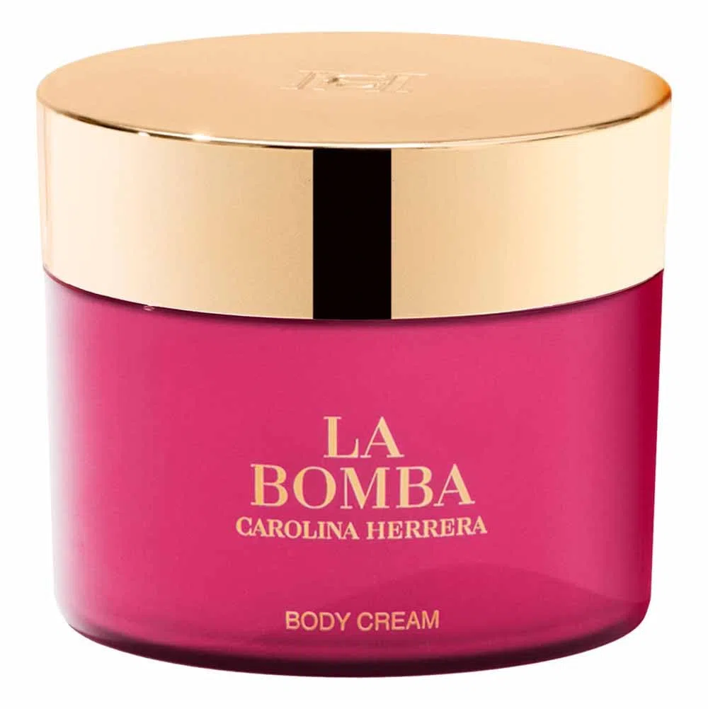 Carolina Herrera La Bomba Luxuriöse Körpercreme, 200ml, Reichhaltige Feuchtigkeitspflege in Eleganter Verpackung mit Goldakzenten