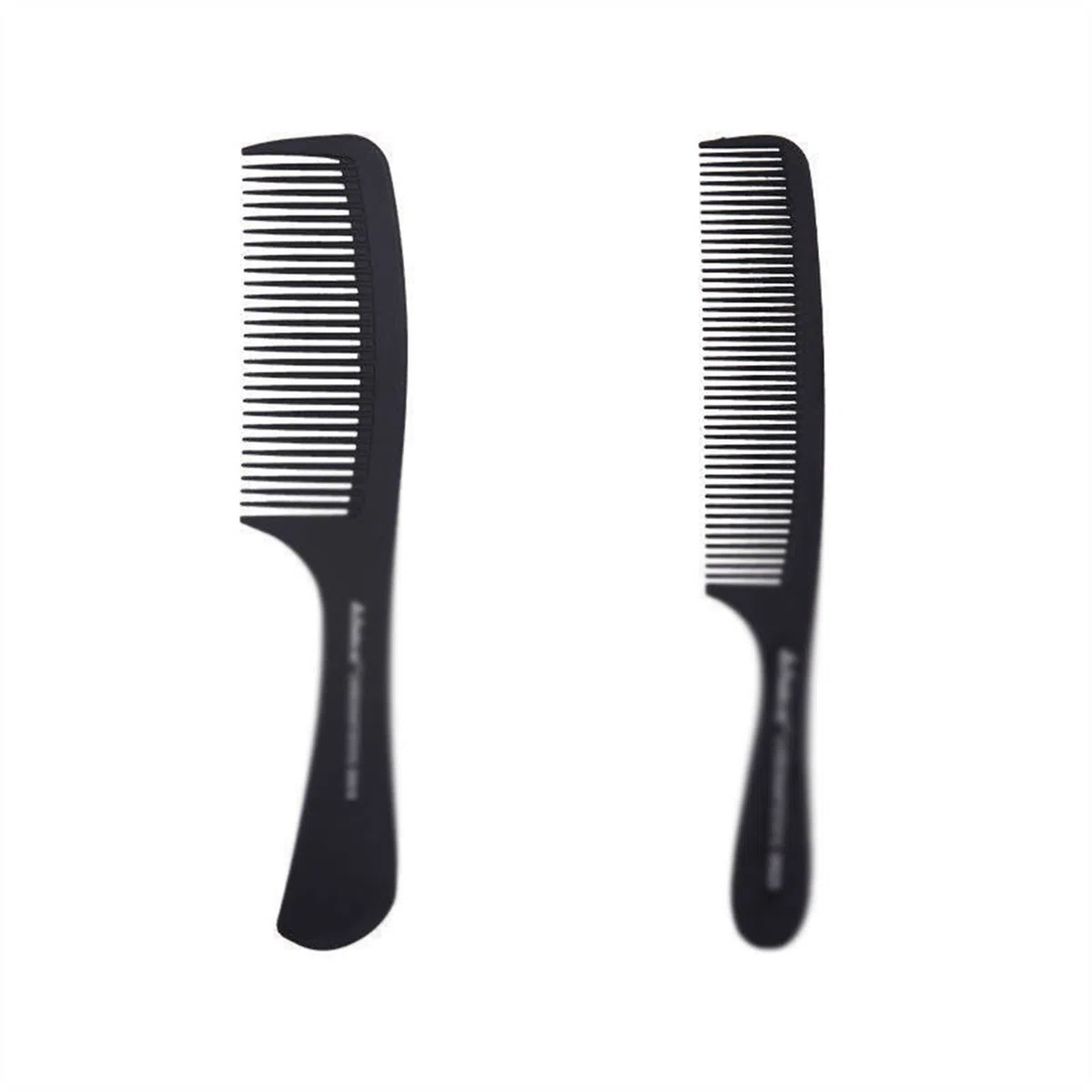 Kamm Haarpflege 2-teilig Haarstylingkamm Feinzahniges Haarkamm-Set, Stylingkamm für lockiges glattes langes kurzes Haar, Schwarz 1 Haarbürste