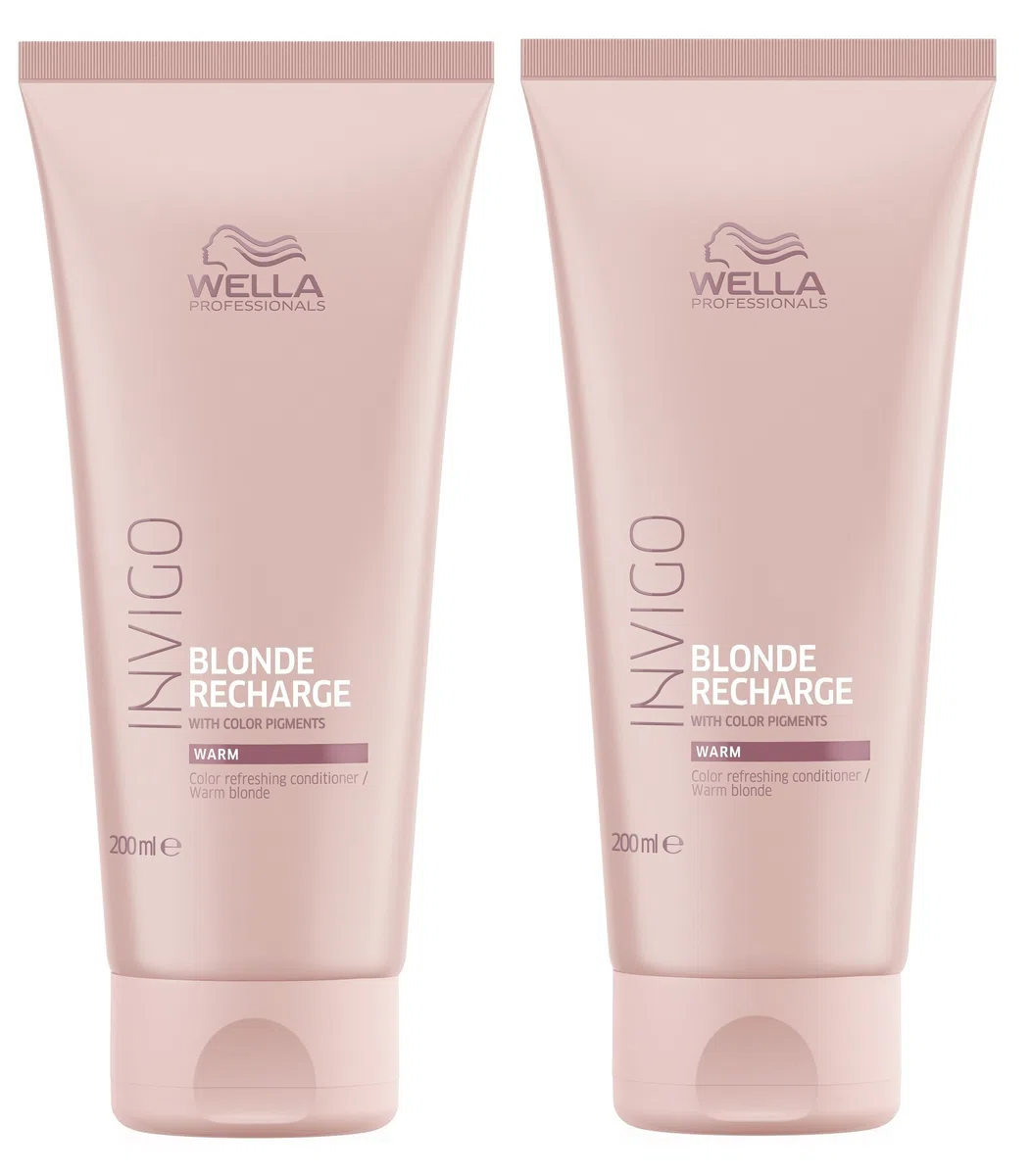 2er Blonde Recharge Cool Blonde Conditioner Invigo Wella Professionals Farbaufrischer je 250 ml = 500 ml