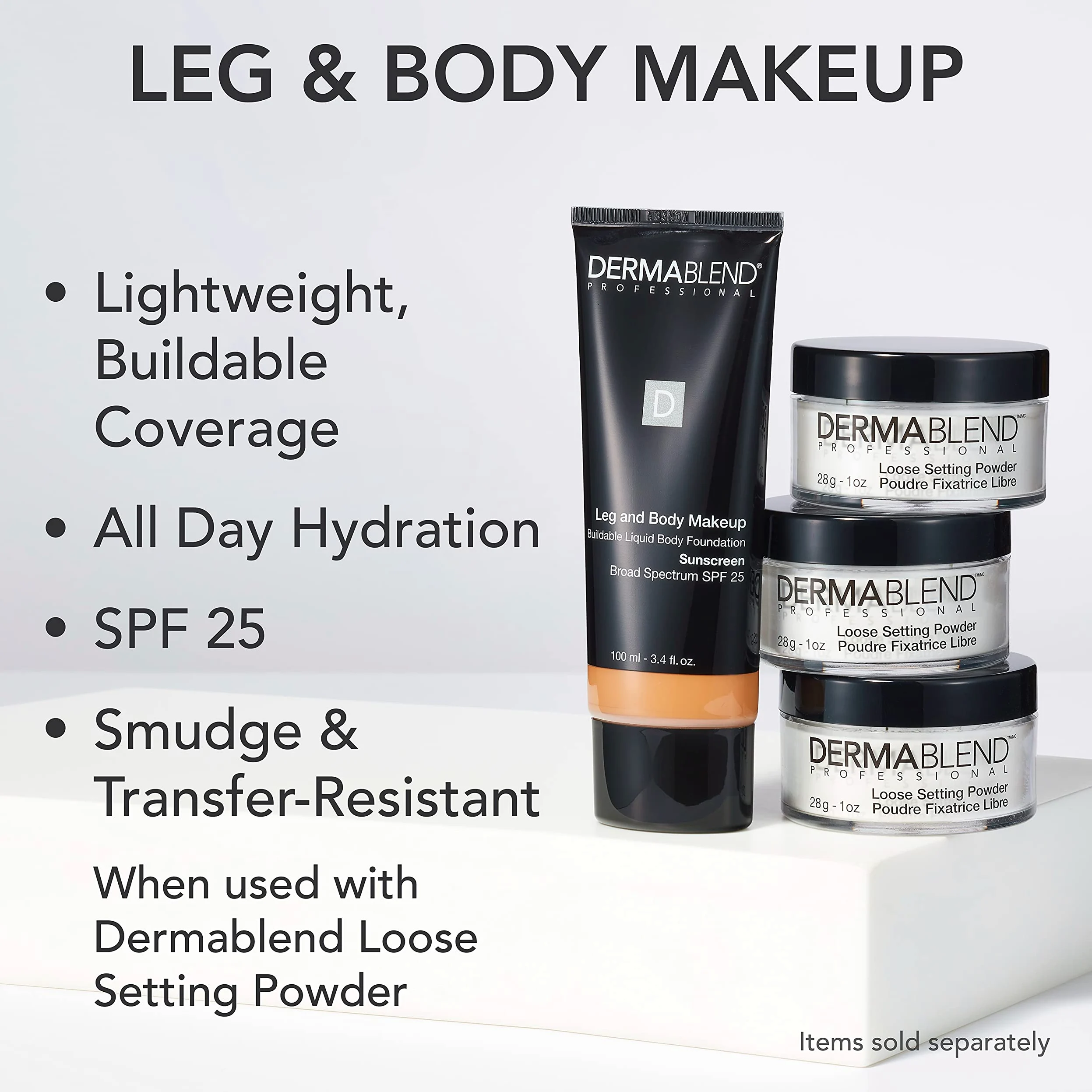 Dermablend Leg and Body Makeup, 70W Deep Golden