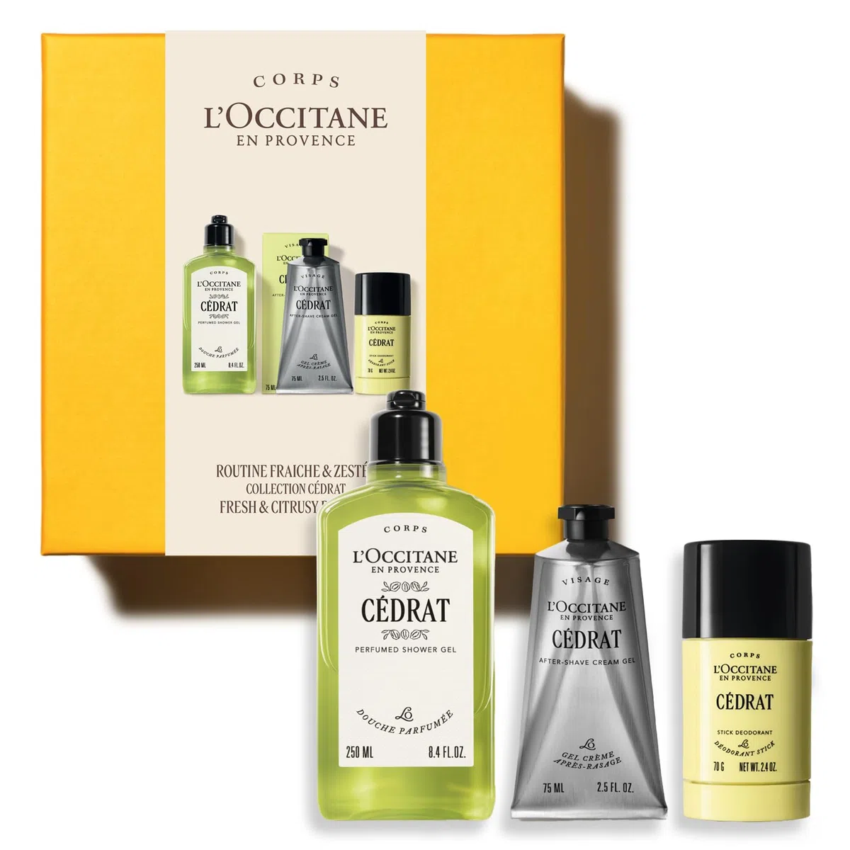 L'OCCITANE - Geschenkbox Cédrat Körperroutine