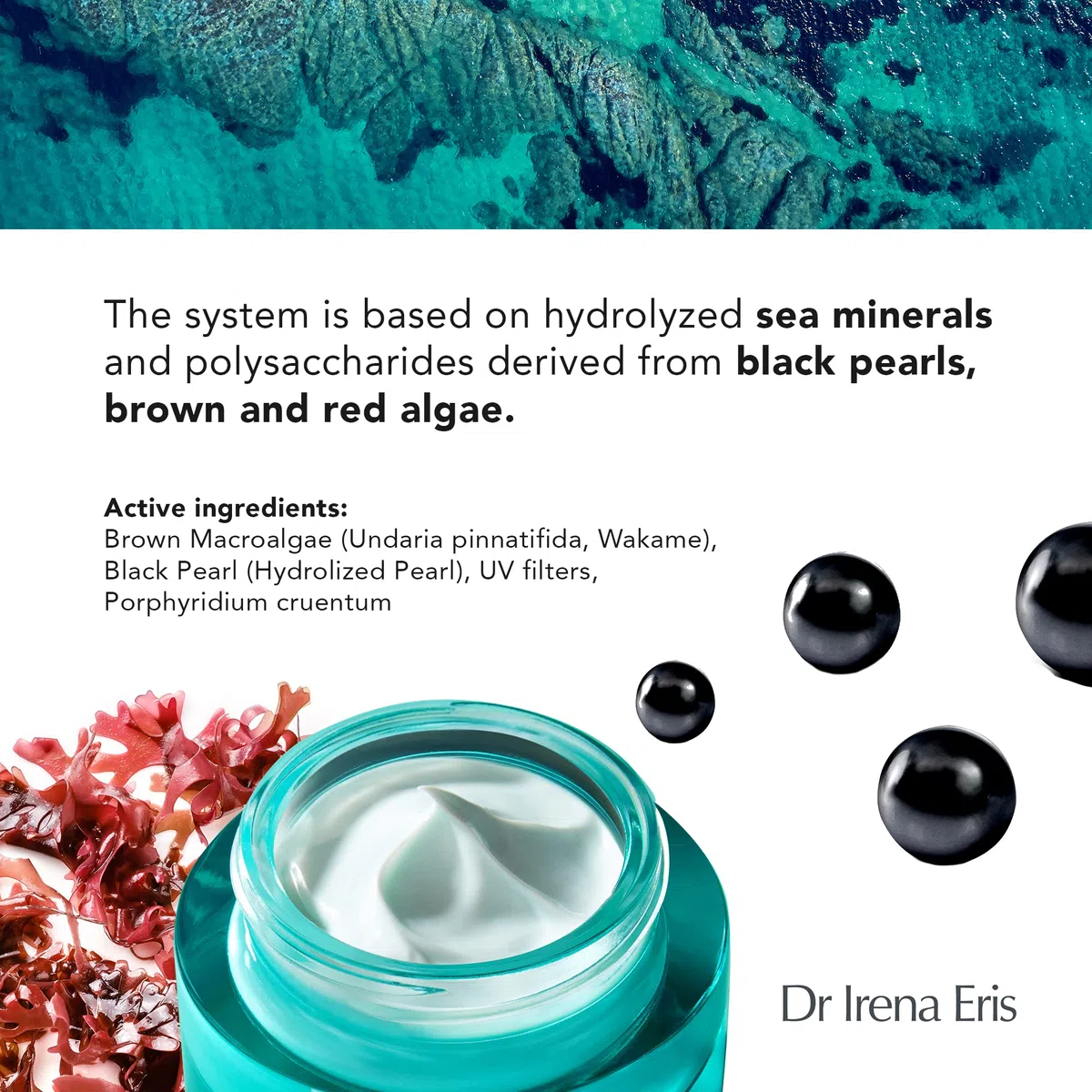 Dr Irena Eris - Algorithm Radical Renewal Tagescreme mit LSF 20, Gesicht Creme für Verbesserte Elastizität und Festigkeit, Anti Falten Creme Basis von Rotalgen und Meeresmineralien - 50 ml