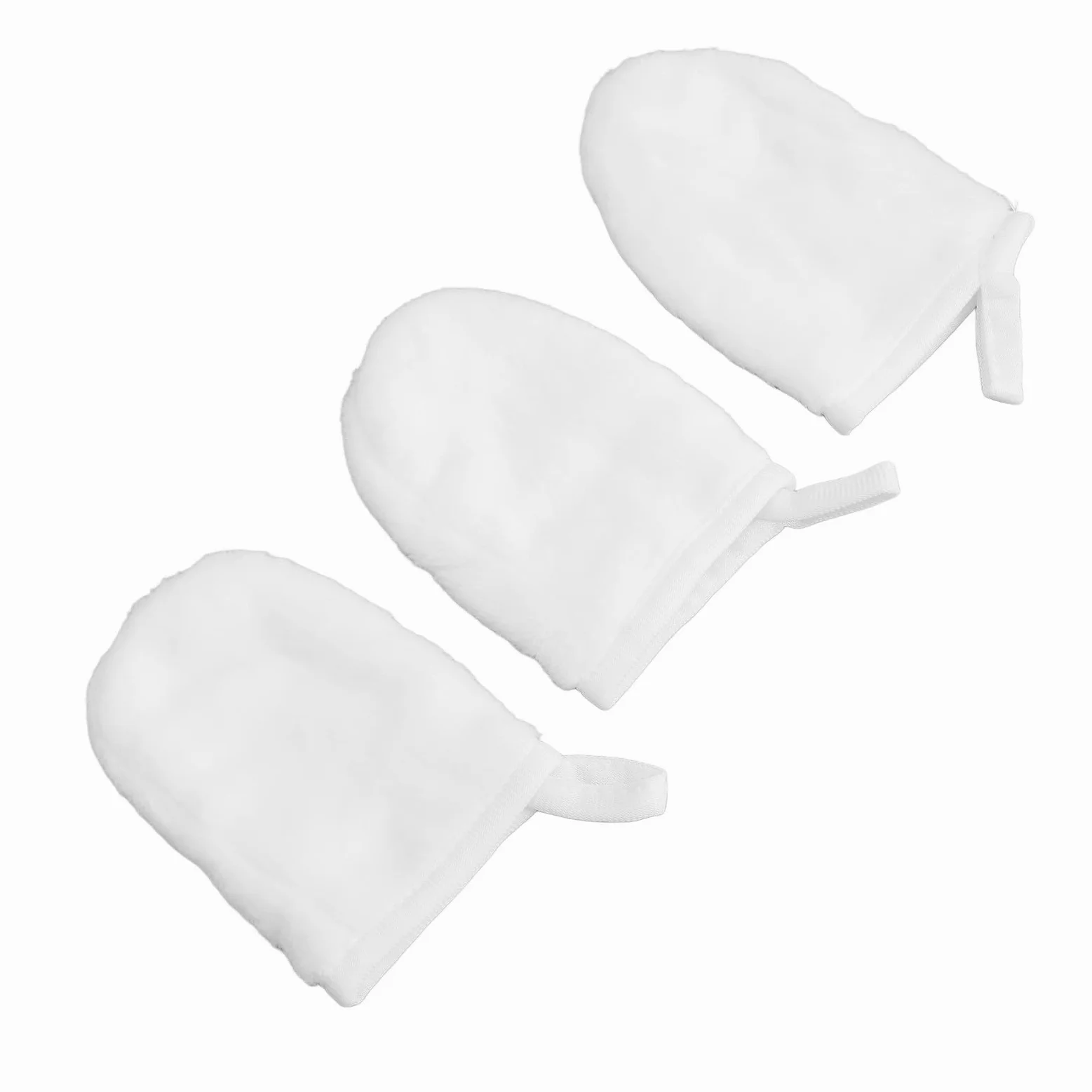 Flanell- Zum Entfernen von Make-up, Weich und Wiederverwendbar, 3 Stück, für Gründliche Reinigung und Peeling von Make-up