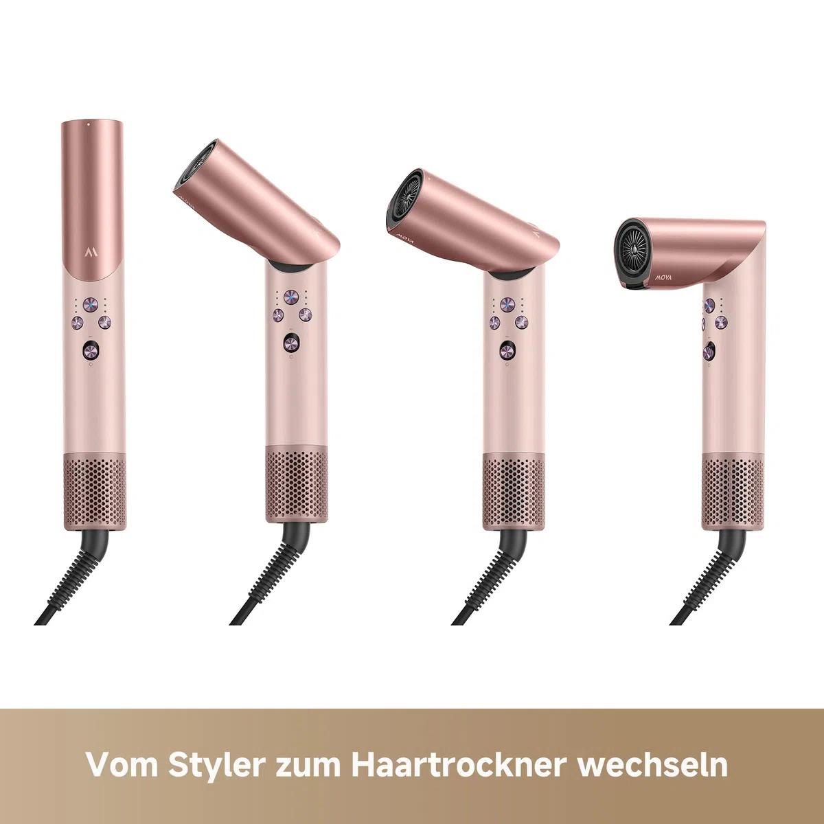 MOVA Master 10 Multi-Styler 7-in-1 Haartrockner & Styler Locken Glätten Volumen Schnelltrocknen Geschenkset