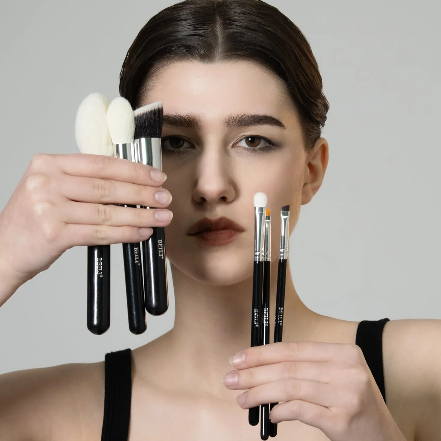 BEILI Pinselset Makeup, Schminkpinsel Set, 30 Stück makeup pinsel set professionell mit Detail Lidschattenpinsel, Foundationpinsel, Rougepinsel, Contouringpinsel, Concealerpinsel, Highlighterpinsel