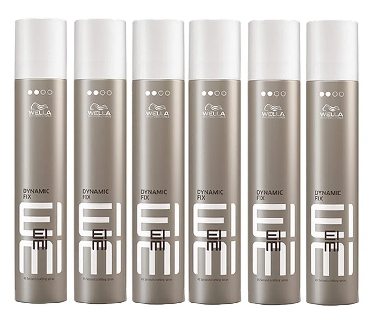 6er Dynamic Fix 45 Seconds Styler Wella Proffesionals EIMI Styler Modellier Haar Spray 300 ml