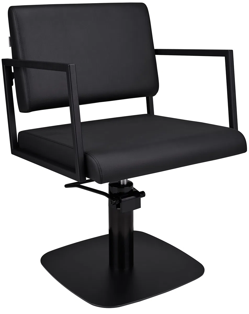 Ayala Friseurstuhl Loft schwarz 360° Drehbar Höhenverstellbarer Hydraulischer Friseursessel
