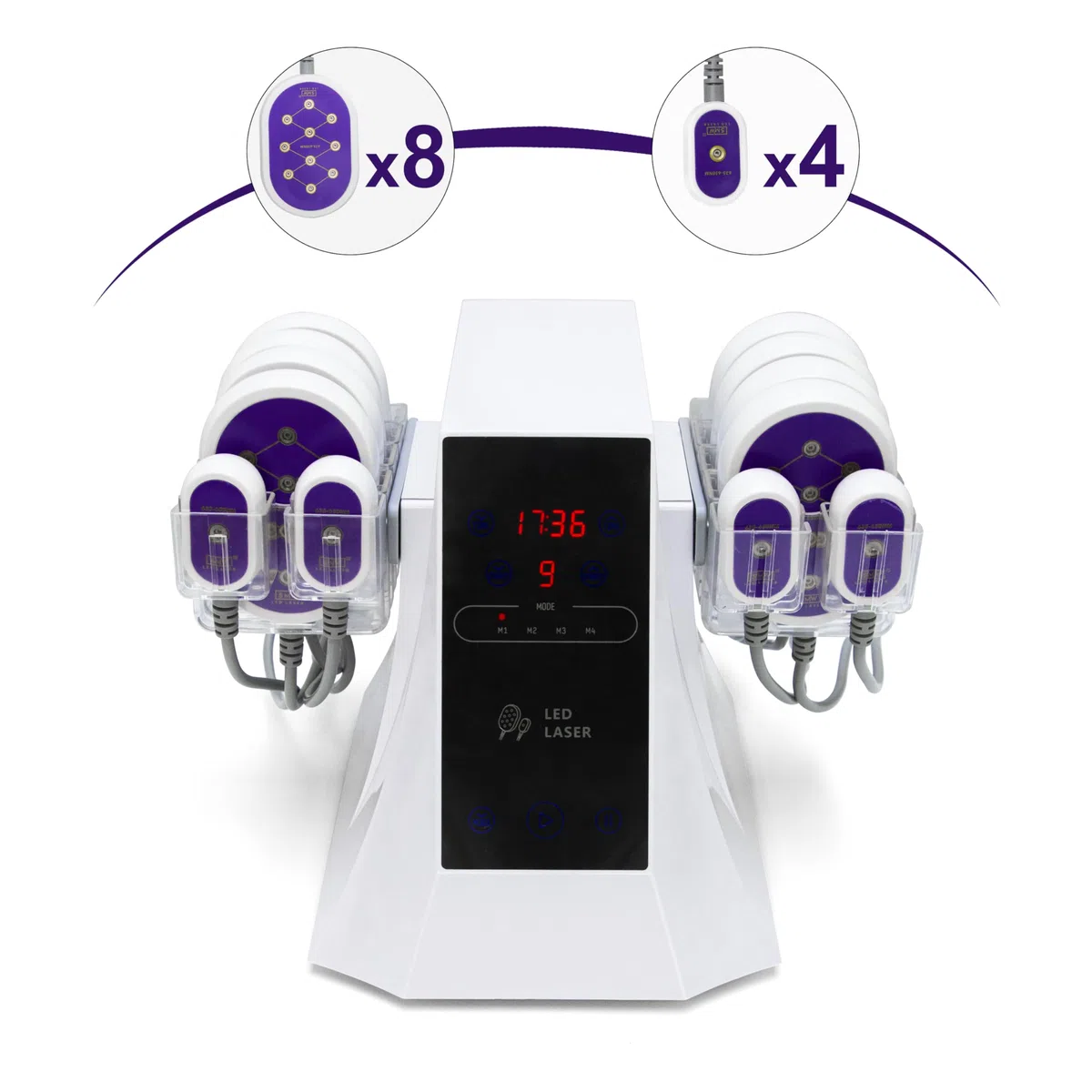 Body Shaping Massager 12 Pad Light Care Pad Gerät für Anti-Cellulite-Beauty-Maschine Elitzia ET1210J