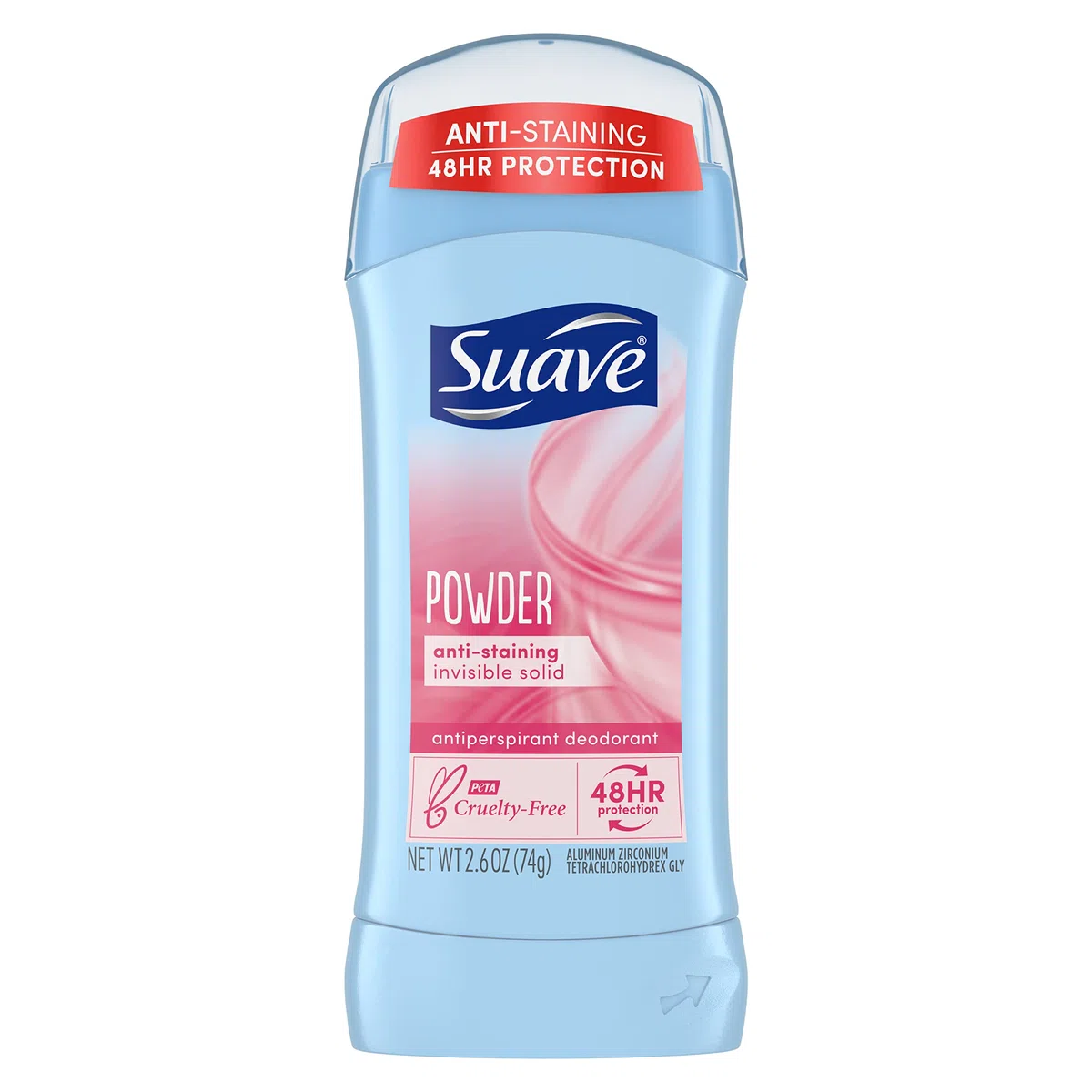 Suave Anti-Perspirant & Deodorant, Invisible Solid, Powder - 2.6oz. by Suave