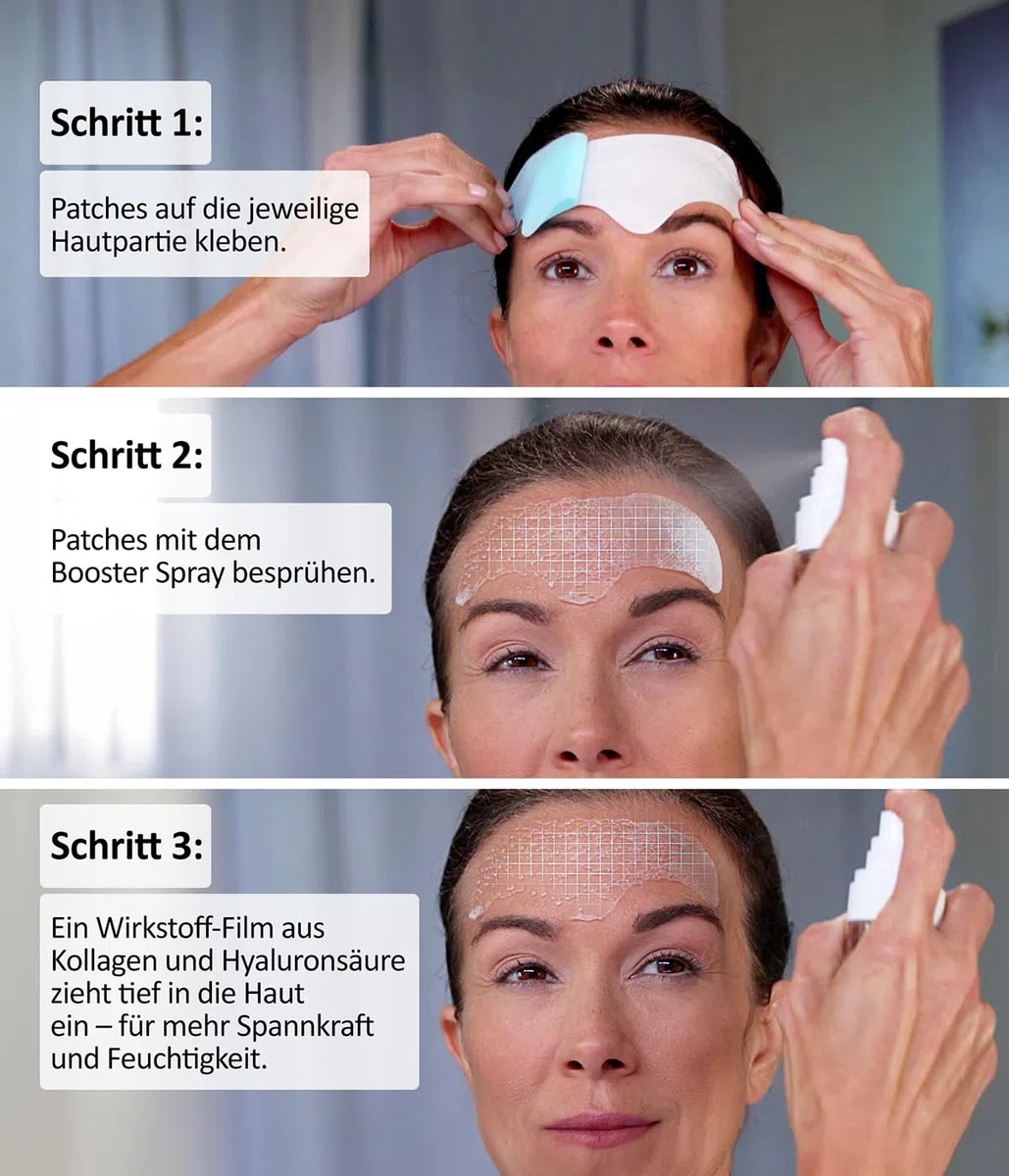 Genius Velform Renew Kollagen Booster Gesichtsmaske Set 22 tlg, Collagen Gesicht Anti Aging Maske für die Schönheit, Kollagen Patches mit Spray
