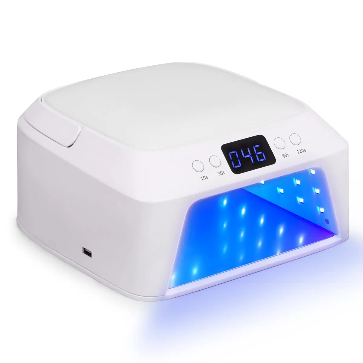 Delanie LED UV Lampe für Gelnägel mit 71 Lampenperlen & Doppelten Anzeigen, Professioneller LED Nagellampe Nageltrockner mit 4 Timer-Einstellungen & Auto Sensor, UV Nagellampe für Gelnägel & Nagellack