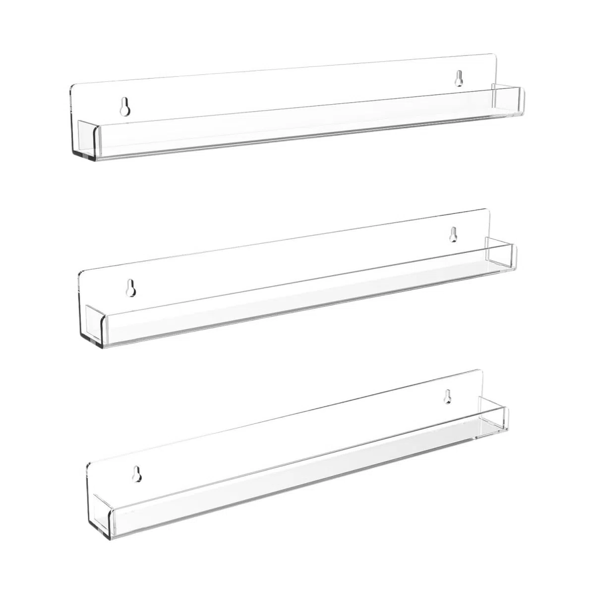Nagellack Organizer Nagelzubehör Nagellack Regal Wand Acryl Klar Rack Sonnenbrille Organizer Multi-Zweck Maniküre Zubehör(3pcs)