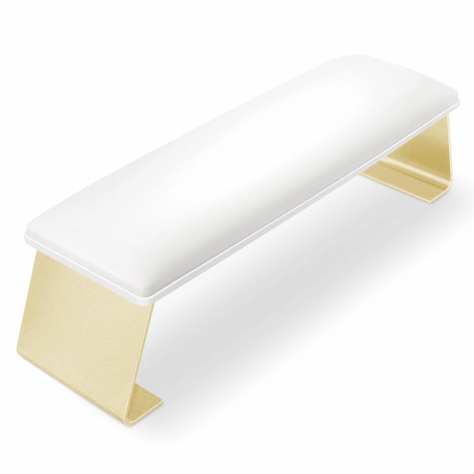 Handauflage Nagelstudio Handgelenkauflage, Armauflage für Nägel, Wrist Rest für Nägel für Nageltechniker Handkissen Nagelstudio Maniküre-Hand, Mit Beinen aus Aluminiumlegierung ﻿ (Weiß)