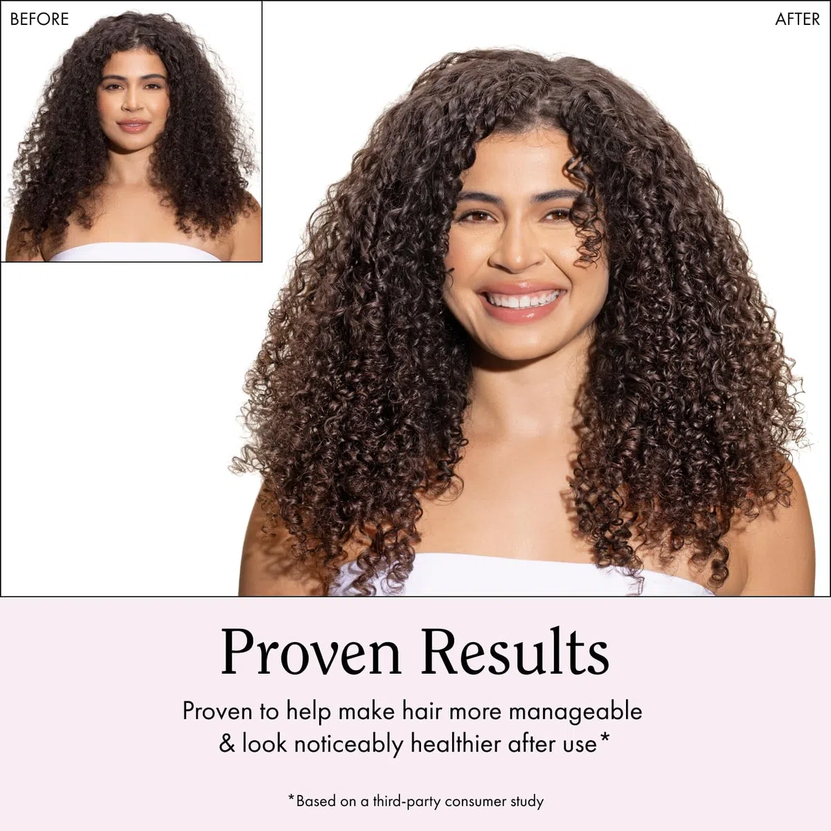 Rizos Curls Reise-Spray, feuchtigkeitsspendend ohne Ausspülen, reduziert Frizz, Glanz und Definition mit Kokosöl, Aloe Vera