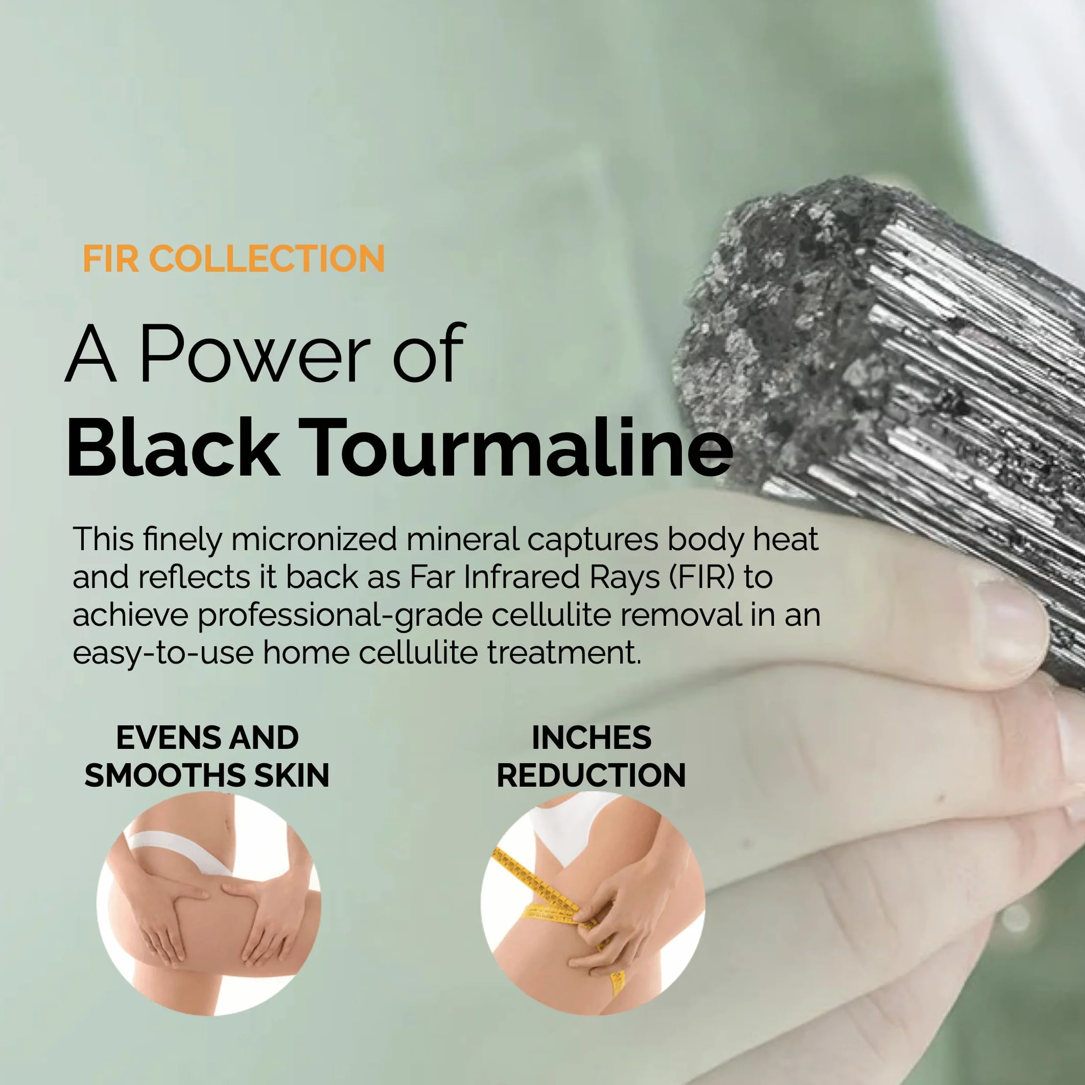 Guam, Algenfango Guam FIR, reduziert Cellulite und Adipositas, mit Turmalin für die Vorteile von Ferninfrarotstrahlen, Aktivwärme auf der Haut, Made in Italy, 500g Packung