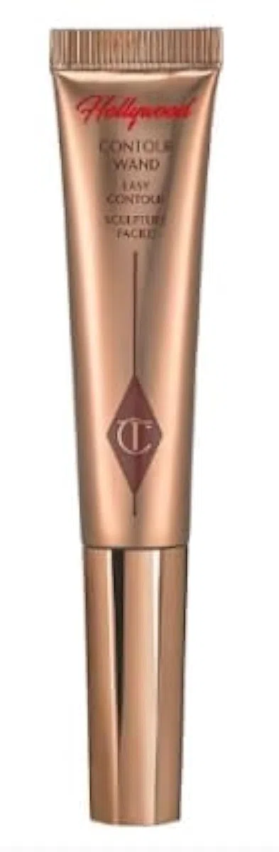 Charlotte Tilbury Original | HOLLYWOOW Contour Wand Fair-M | Flüssiger Rouge; Highlighter & Maquil in Stick für Gesichtskonturen | 12 ml (HOLLYWOOD FAIR-MEDIUM, 12 ml.)