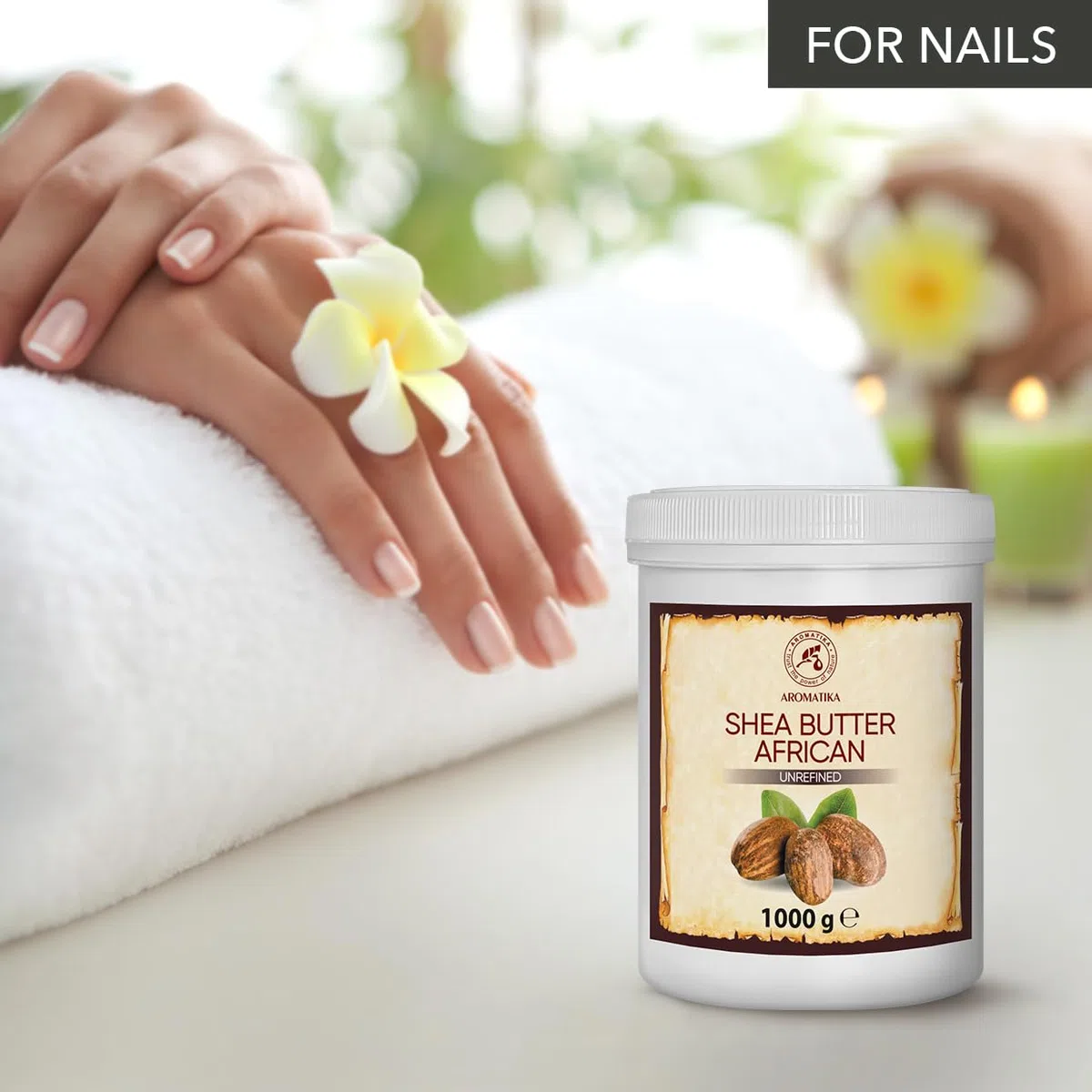 Shea Butter 1000g - Kaltgepresst & Unraffiniert - African Sheabutter - Rein & Natürlich Karité Body Butter - Körperbutter - Intensive Pflege für Gesicht - Körper - Haare - Körperpflege
