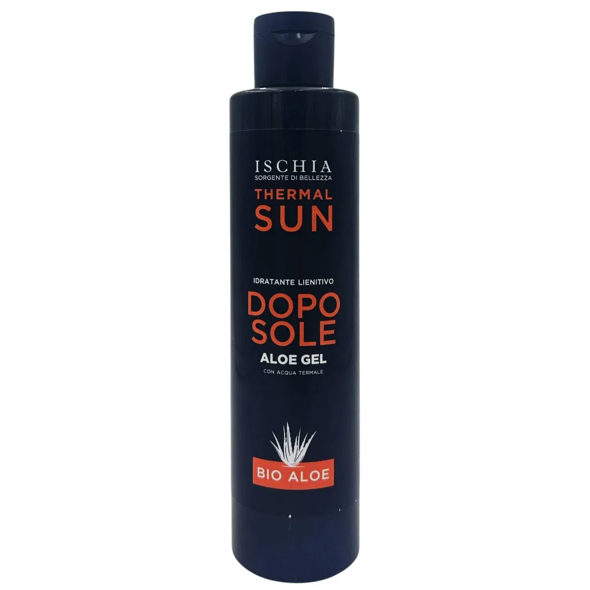 Ischia Sorgente di Bellezza After sun, feuchtigkeitsspendend und beruhigend für Körper und Gesicht, Thermal-Sun, mit Thermalwasser und Aloe Bio-Gel, 200 ml (Aftersun + Sonnenmilch LSF 50)