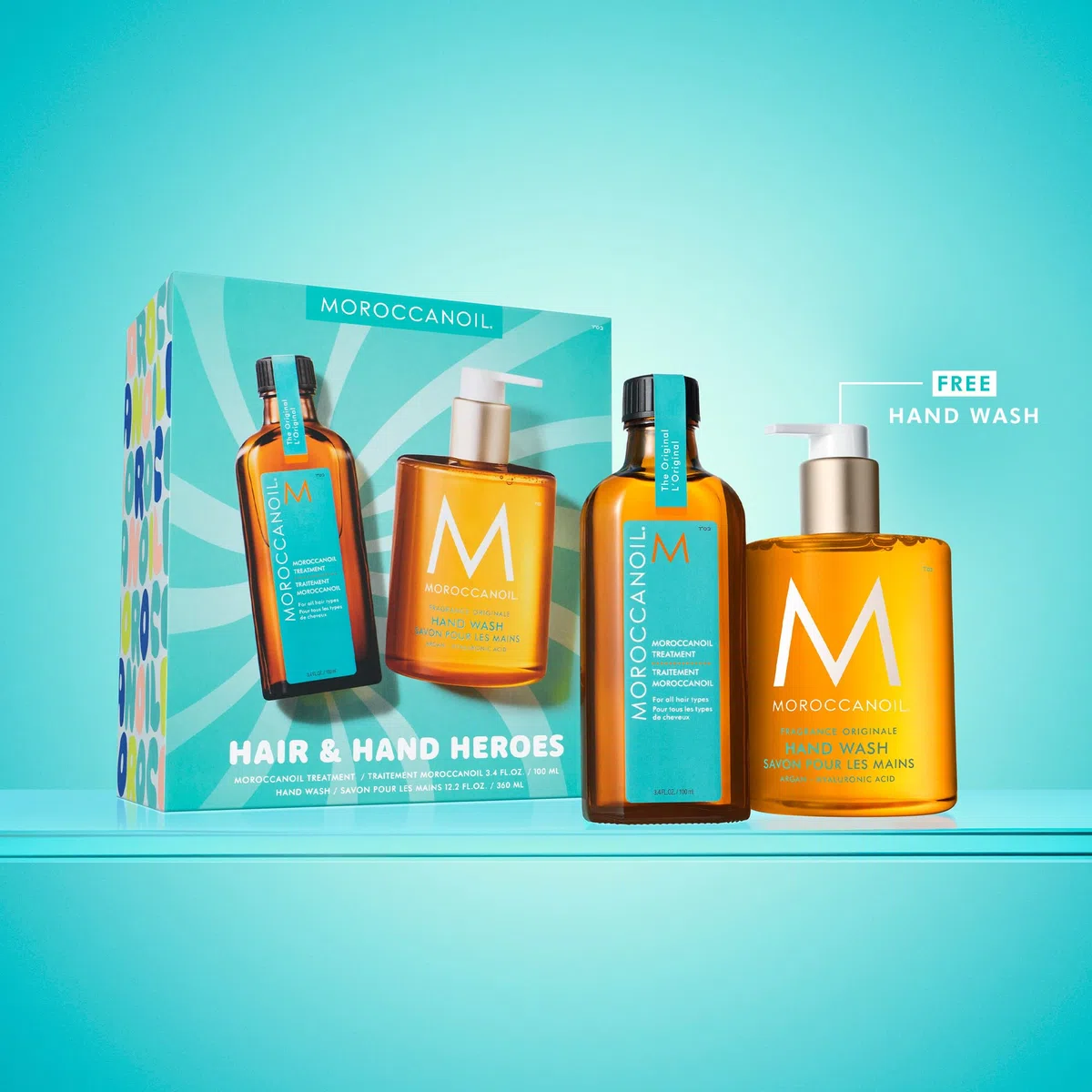 Haar- und Handpflege Geschenkset – Moroccanoil Behandlung und Handseife