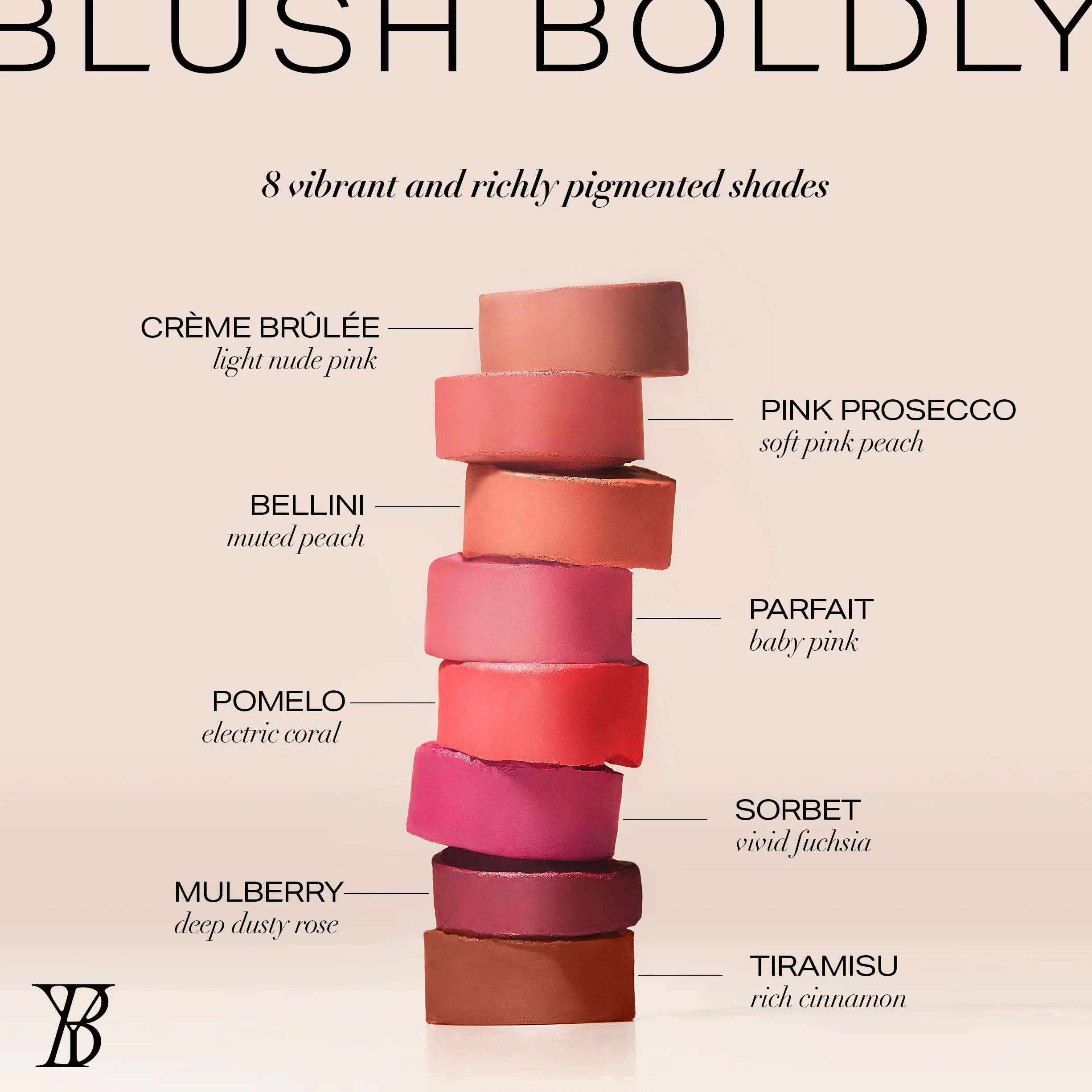 Vivid Luxe-Creme-Blush Stick – Mulberry by Youngblood for Women – 0,32 oz Blush