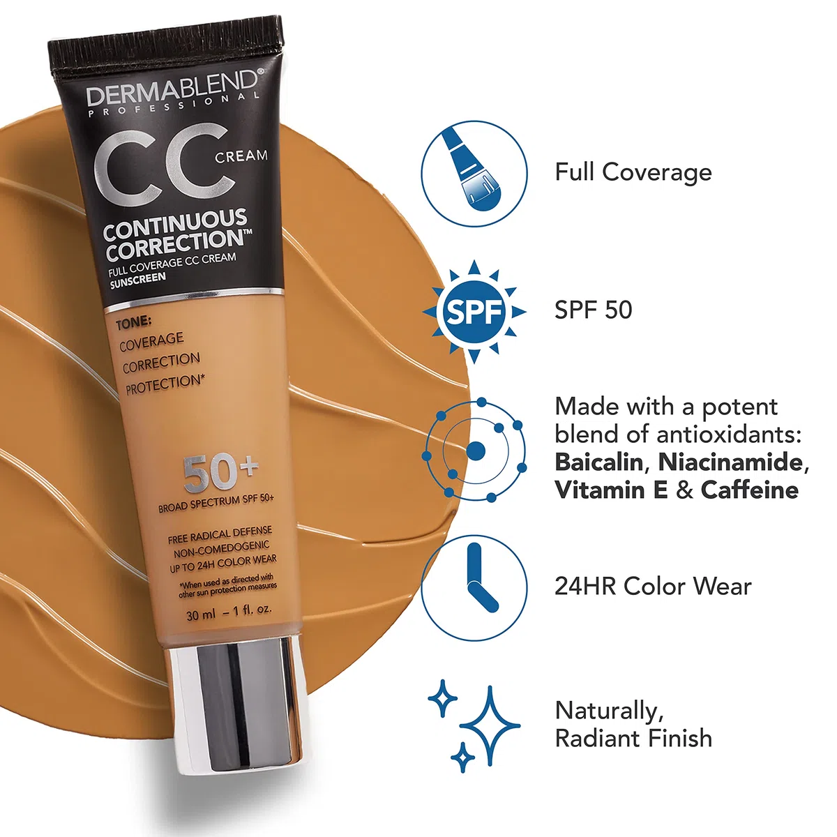 Dermablend Kontinuierliche Korrektur Cc Creme, Farbton: 85 N, 38 ml