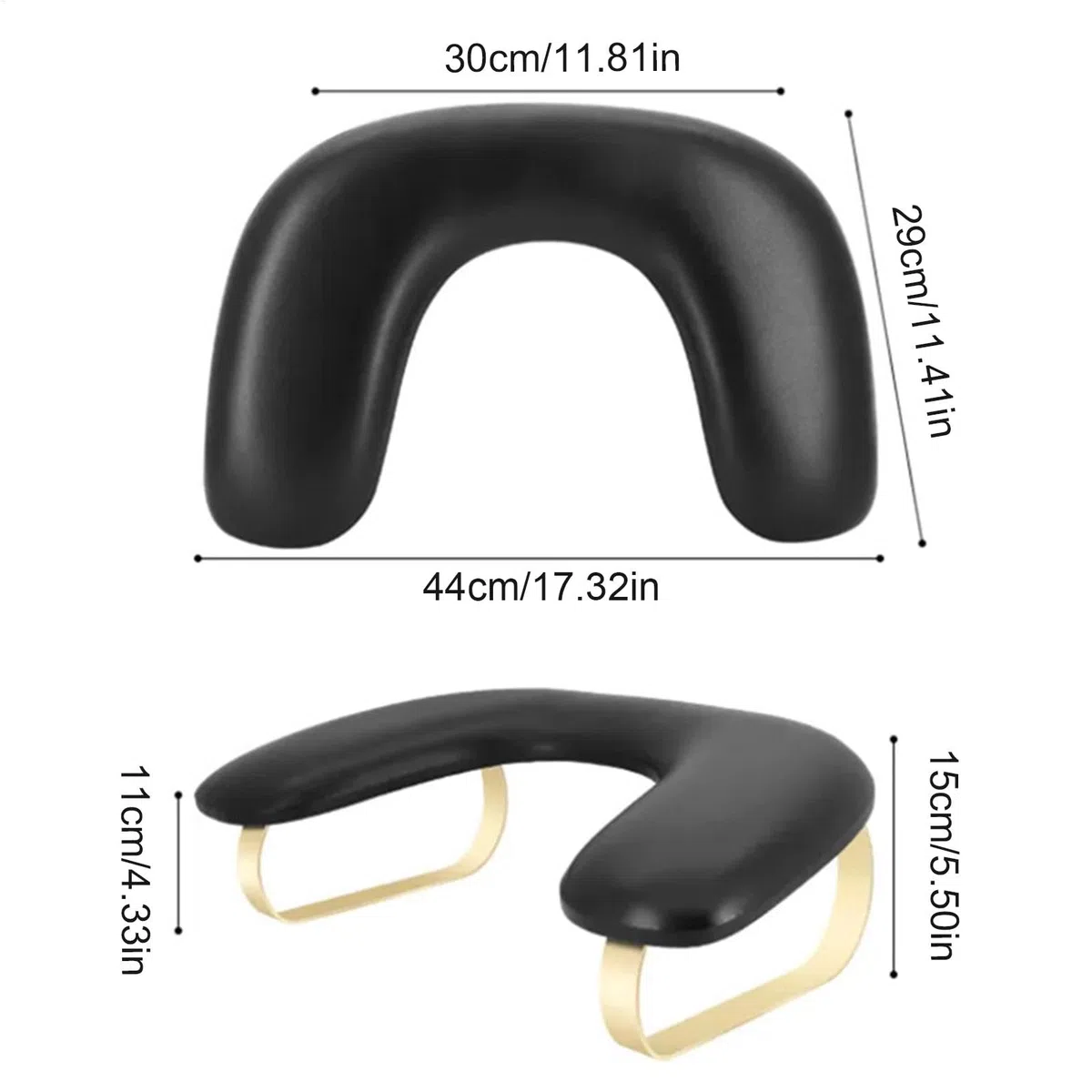 Armauflage für Nageldesign Abnehmbares Ergonomisches Handkissen, Ruhekissen | Handauflage Ständer Maniküre Pediküre Salon Spa Handpflege Schreibtischzubehör Beauty-Zubehör Entspannung Komfort Pols