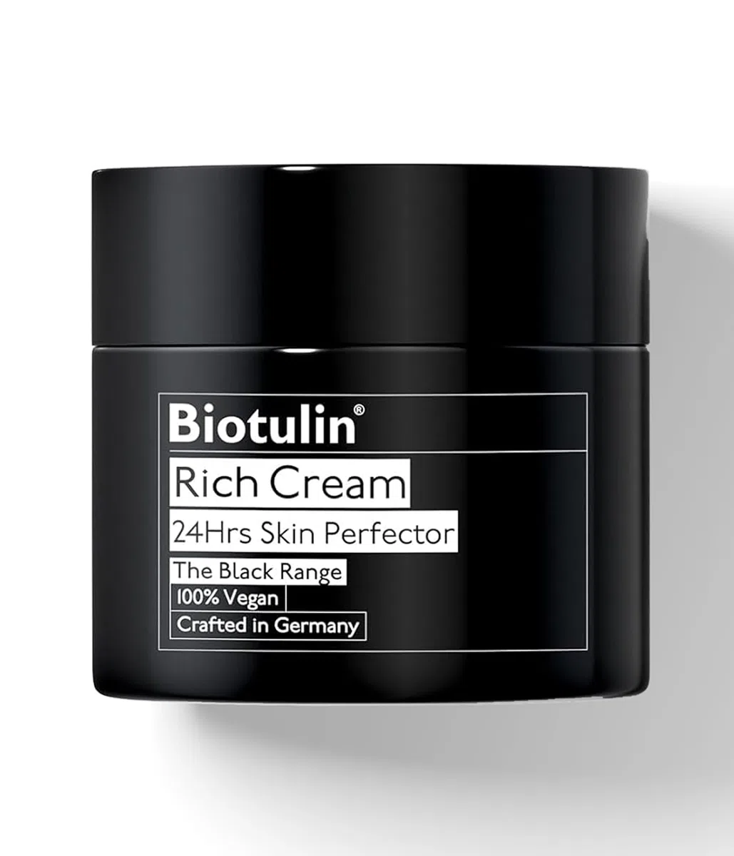 Biotulin - Rich Cream 50ml - Anti-Falten Feuchtigkeitscreme mit Spilanthol und Hyaluronsäure - Aufgepolsterte und intensiv genährte Haut für 24 Stunden