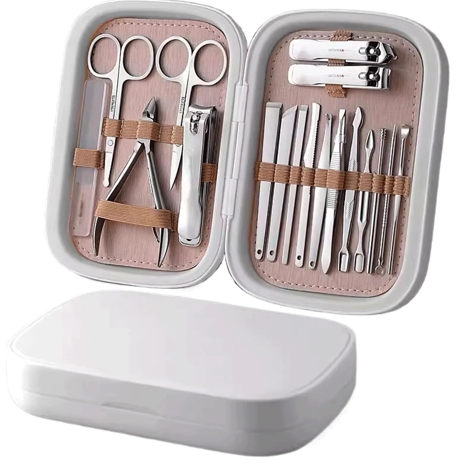 Nagelpflege-Set, Nagelknipser Herren Haushalt Pediküre Original Dekoration Fußhaut Schere Werkzeug Zange, Körperpflege-Set | White