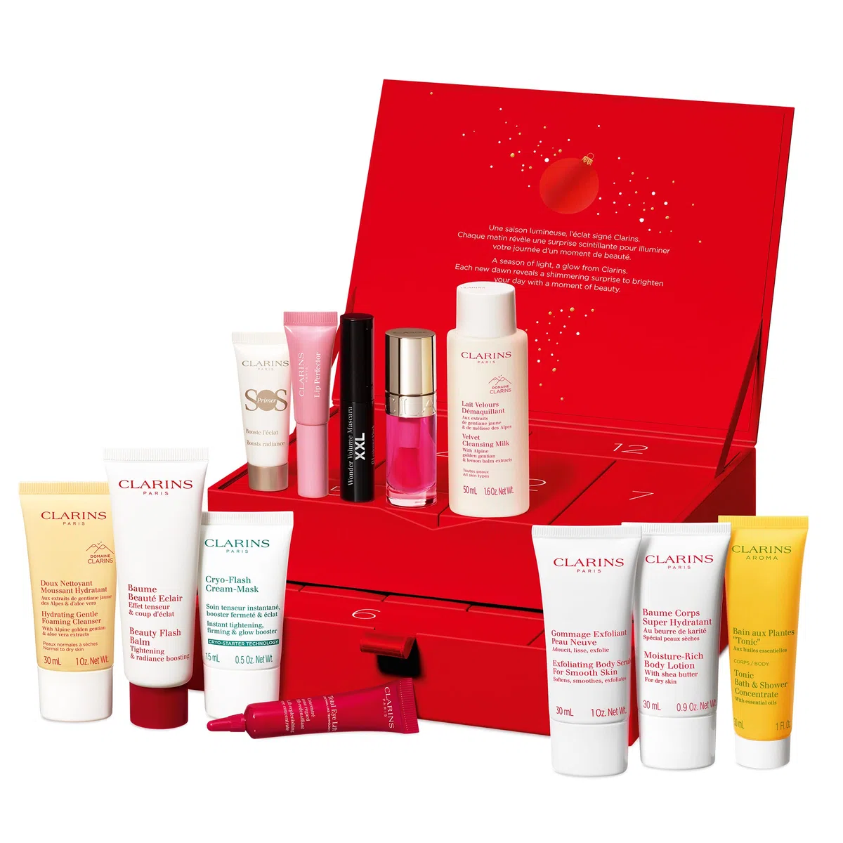 Clarins 12 Tage Adventskalender Damen