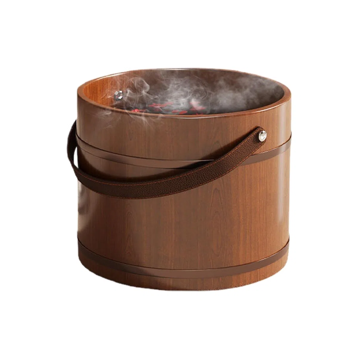 Holz Fuß Spa Wanne Natürliche Entspannende Fußbadewanne | Holzwanne für Fußbäder Für Frauen, Männer, Senioren, Vater, Mutter, Papa, Mama
